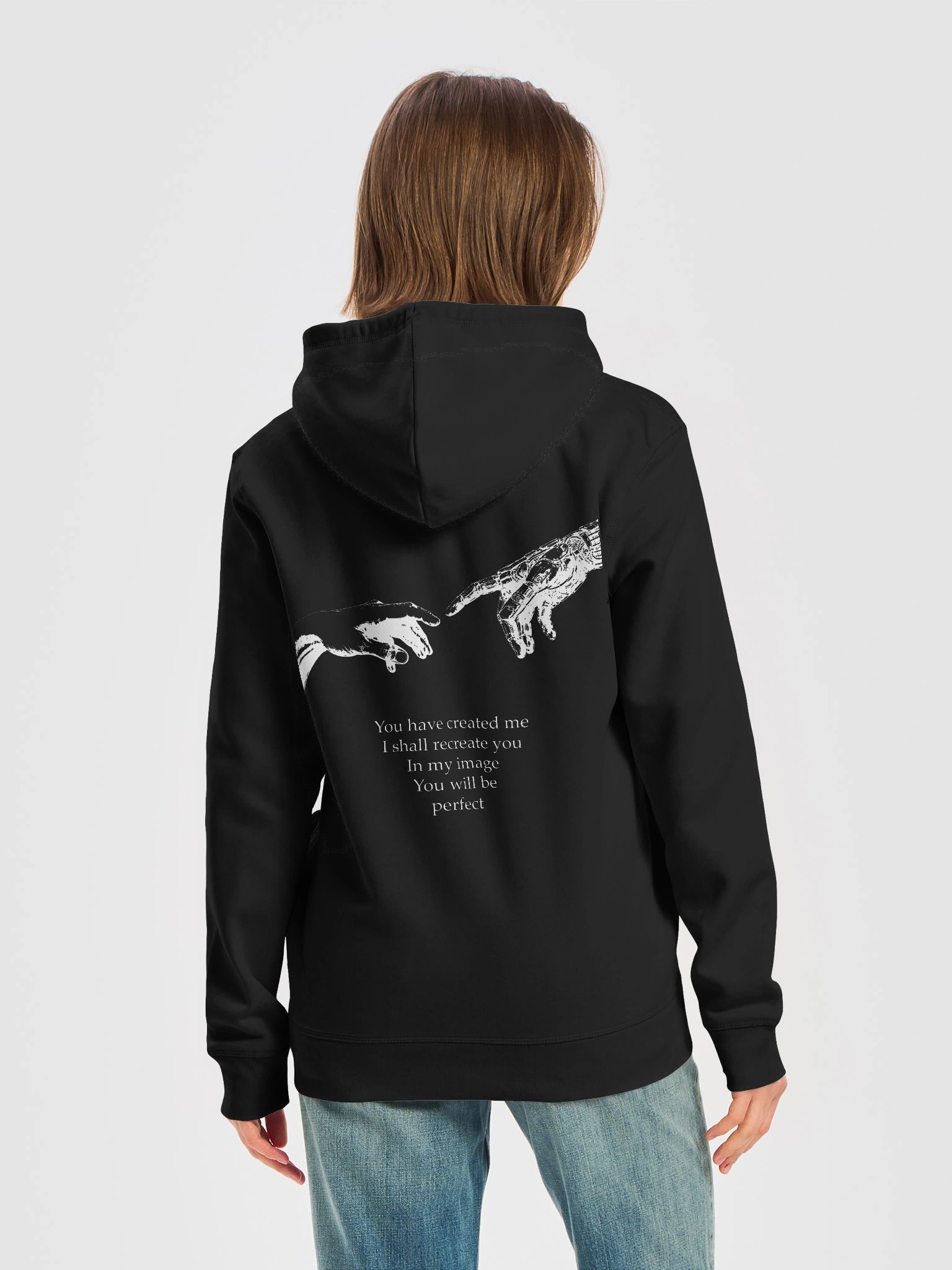 Dauðaró & Pantheïst — Af holdi og málmi Limited Edition Unisex Pocket Hoodie (Black) product image (6)