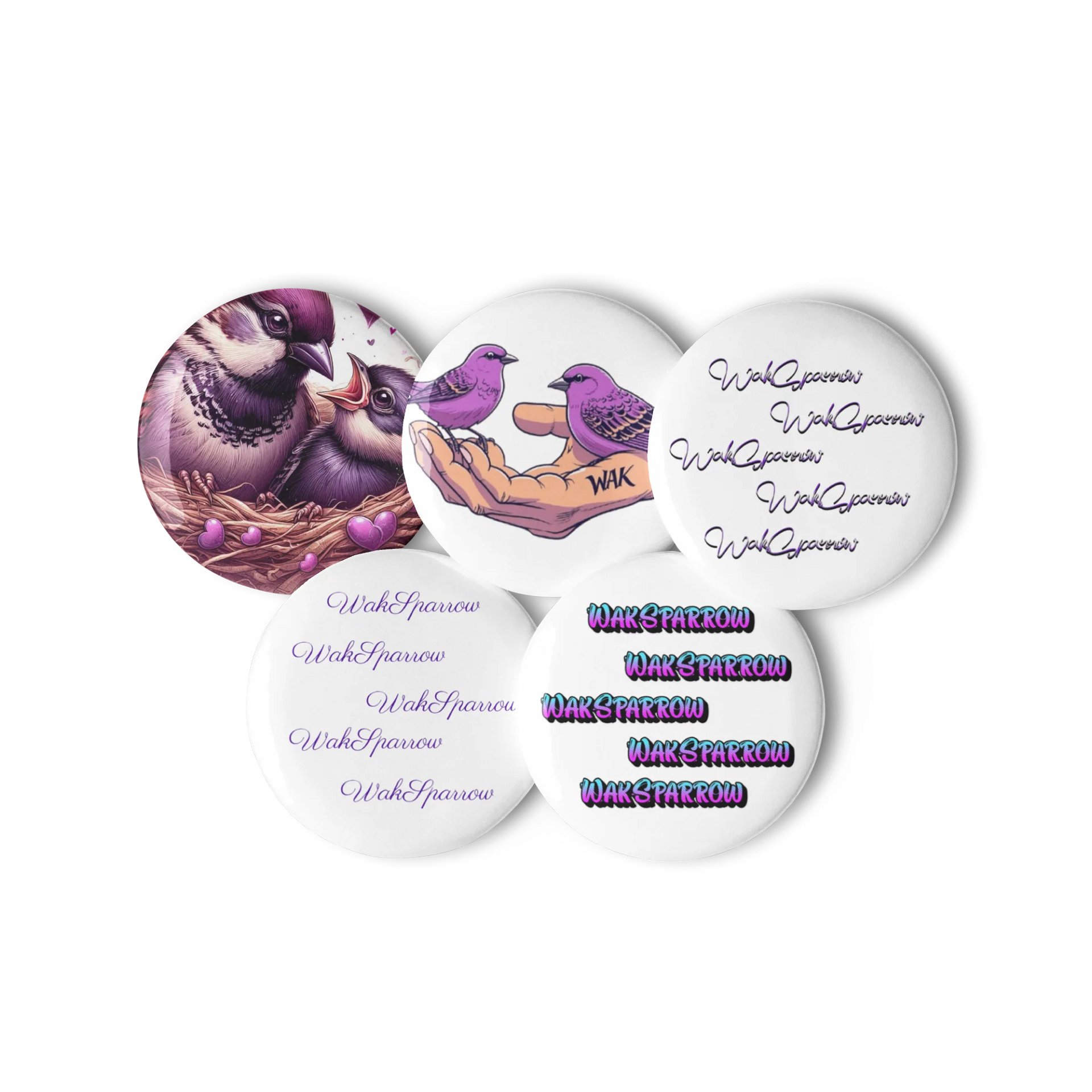 WAK SPARROW Pin Button Set product image (3)