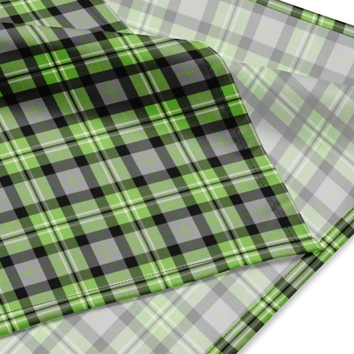 Light Green and Gray Plaid Bandana product image (2)