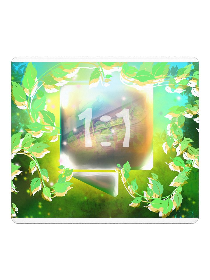 AiG logo - Enhanced Solarpunk Artifact into Nature Glow Gaming Mouse Pad product image (2)