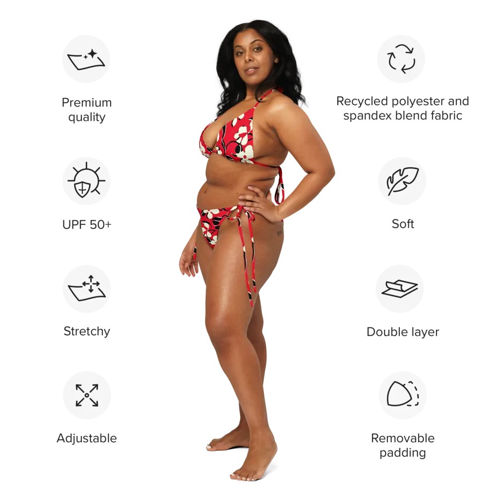 Floral Chic String Bikini Set product image (12)
