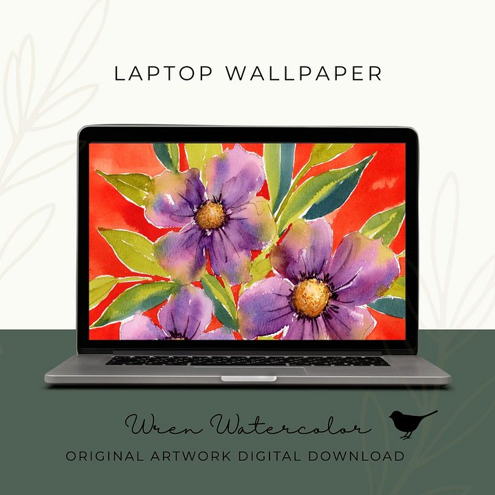 Lime & Lavender Heat Digital Wallpaper Bundle product image (2)