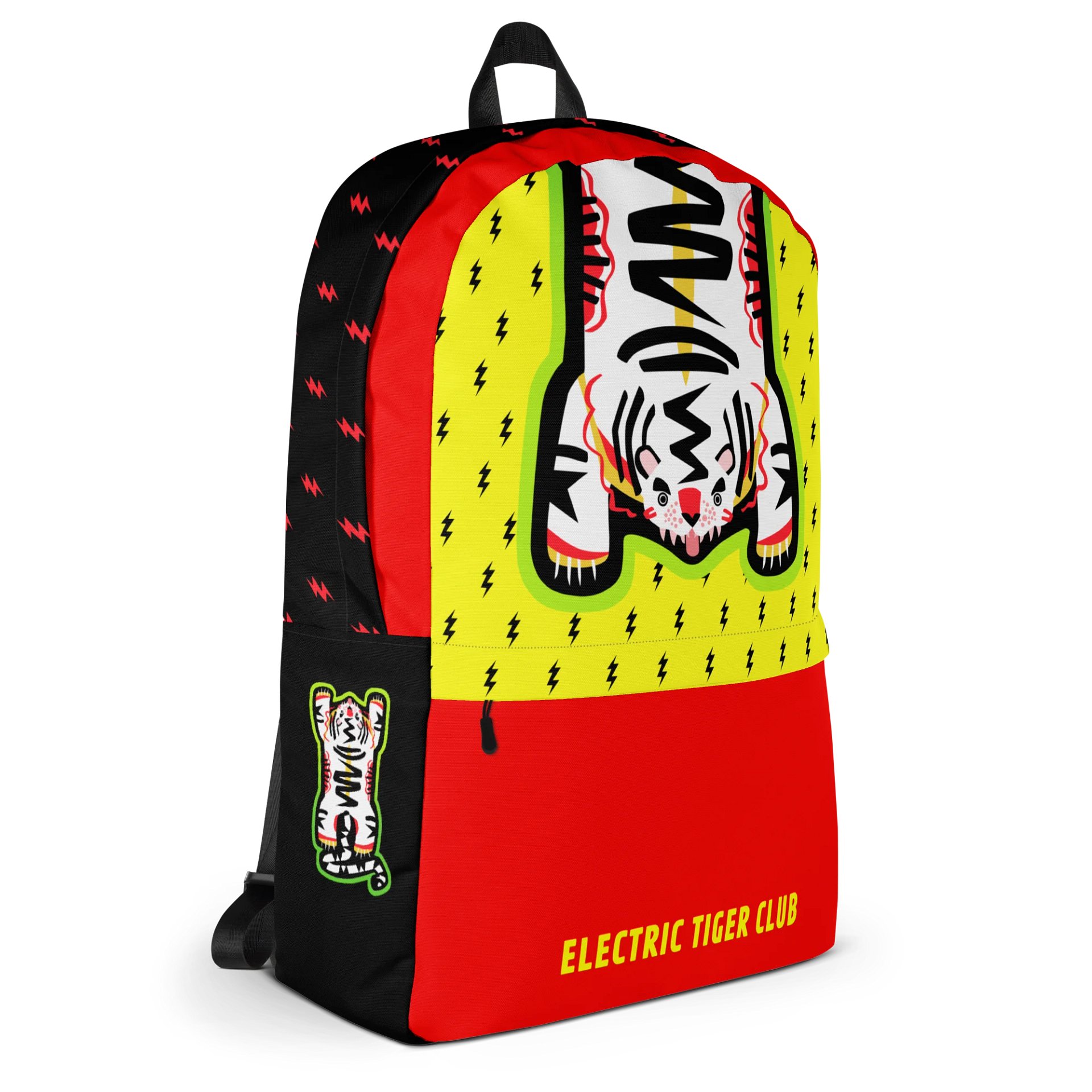 Yellow and Black Tiger Backpack product image (4)