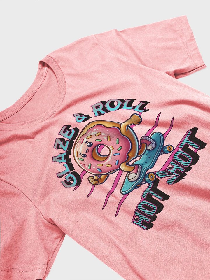 Glaze And Roll Hot Shot Skater Doughnut Tee product image (2)