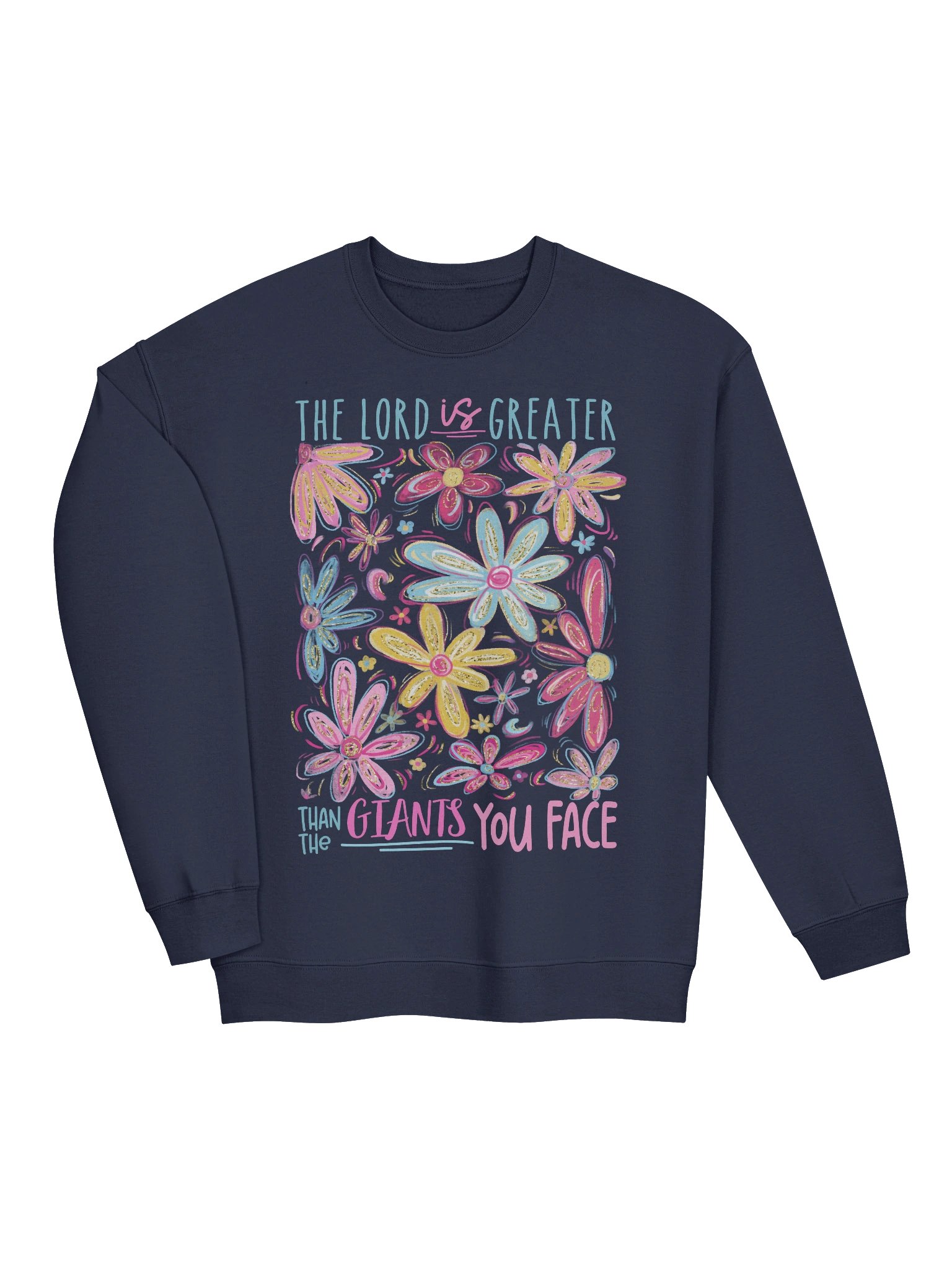 Greater Than the Giants Women’s Sweatshirt product image (6)