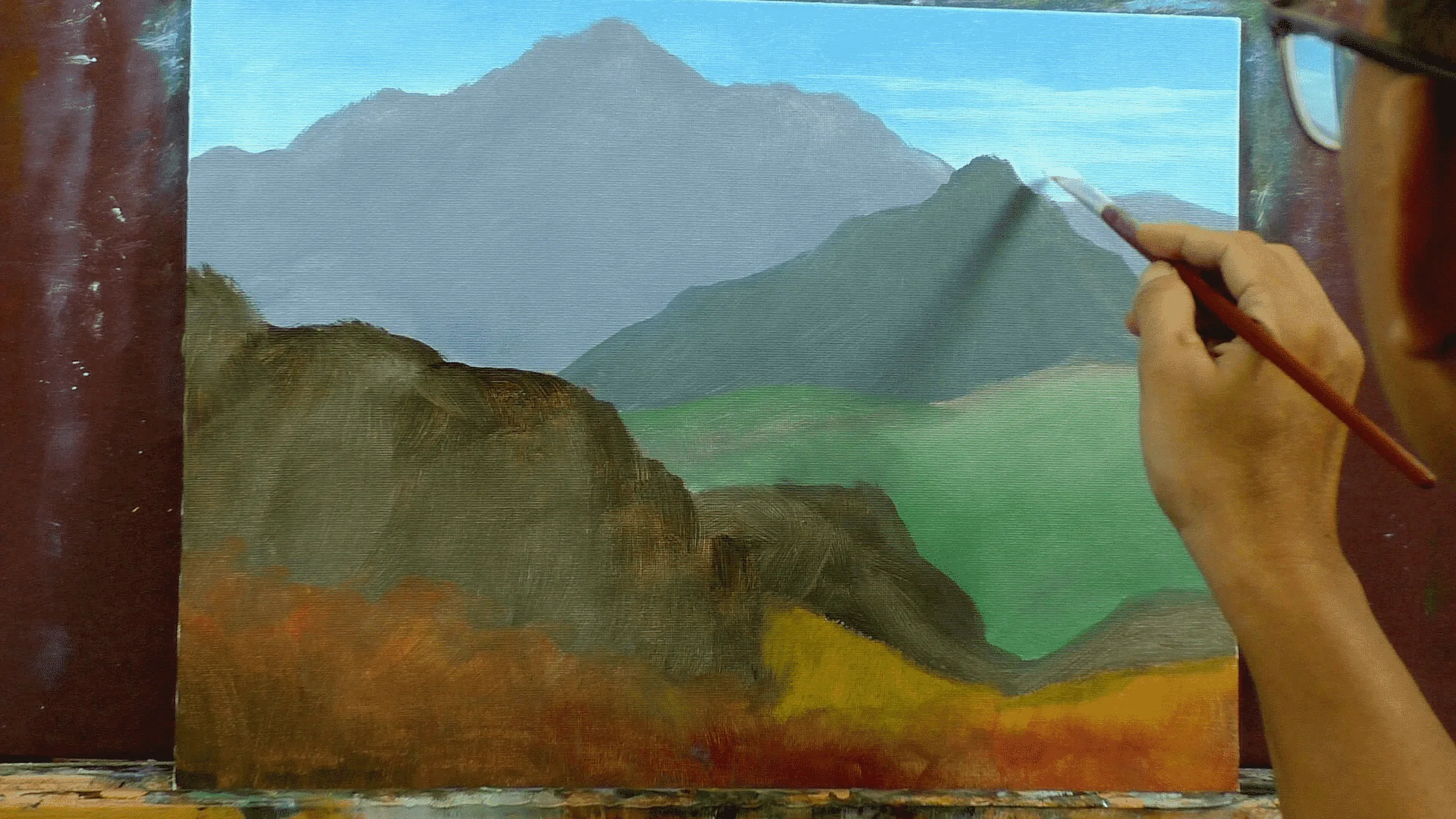 DOWNLOADABLE Acrylic Painting Tutorial - Mountain Goat product image (4)