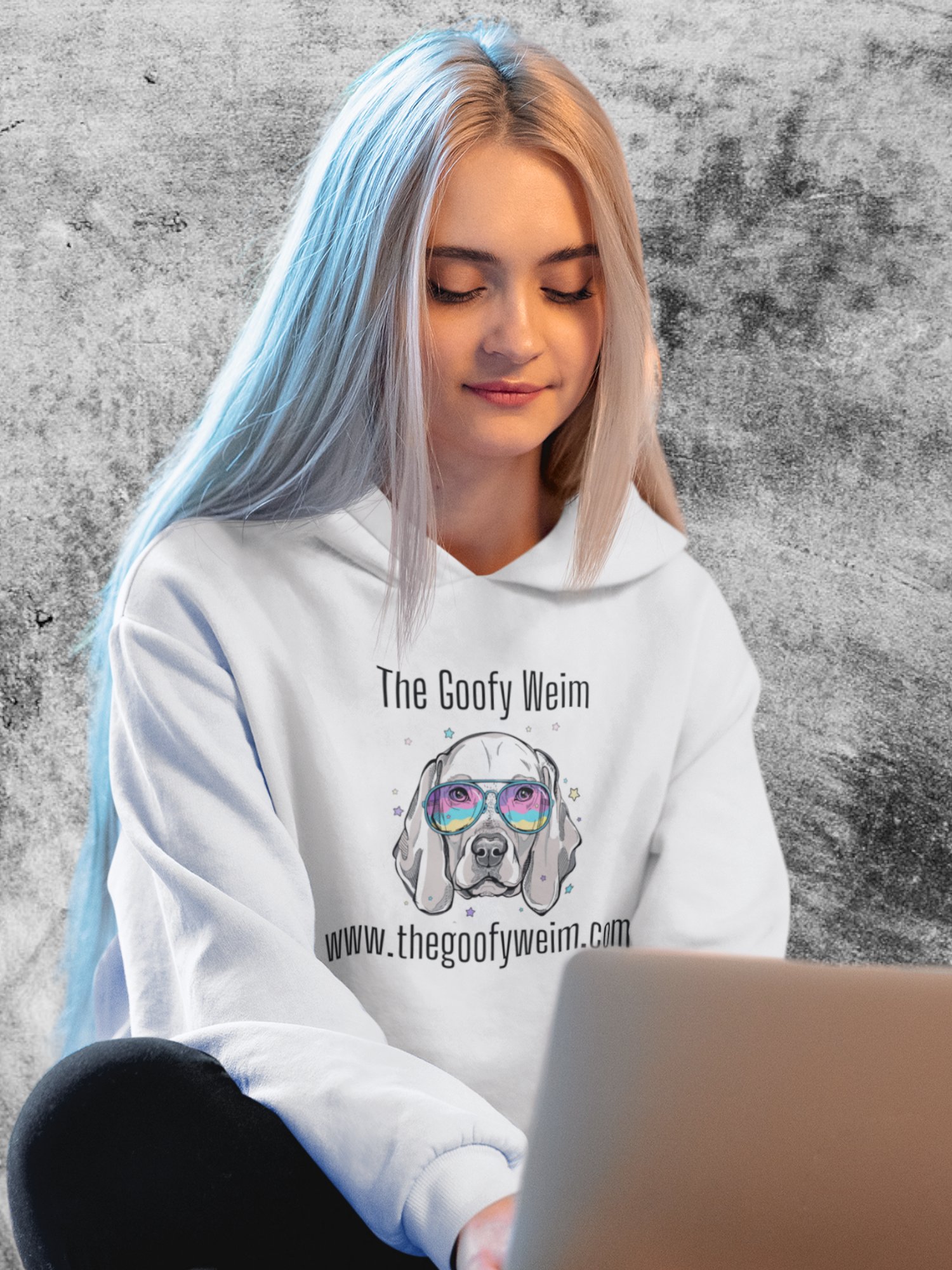 The Goofy Weim Logo Merch - Cotton Heritage Unisex Premium Hoodie product image (3)