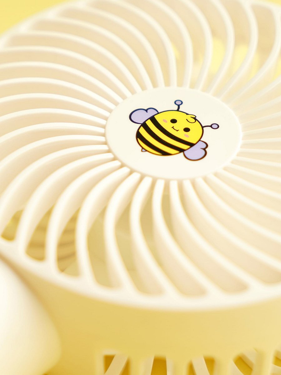 HANDHELD EEBEE FAN AND STICKER SHEET BUNDLE! product image (4)