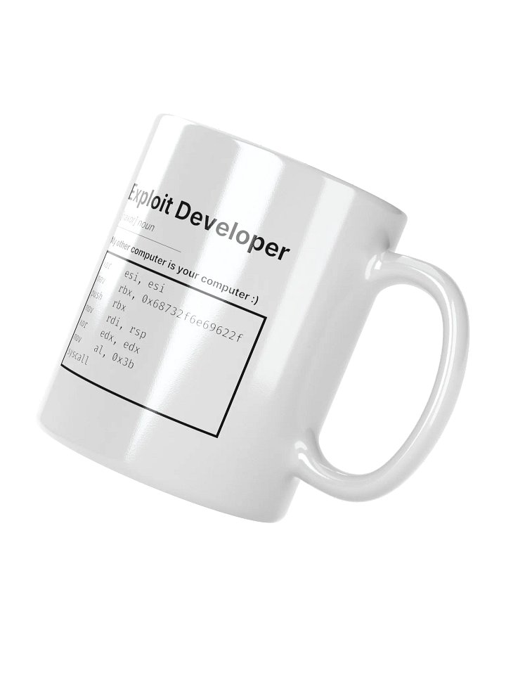 Exploit Developer Coffee Mug product image (2)
