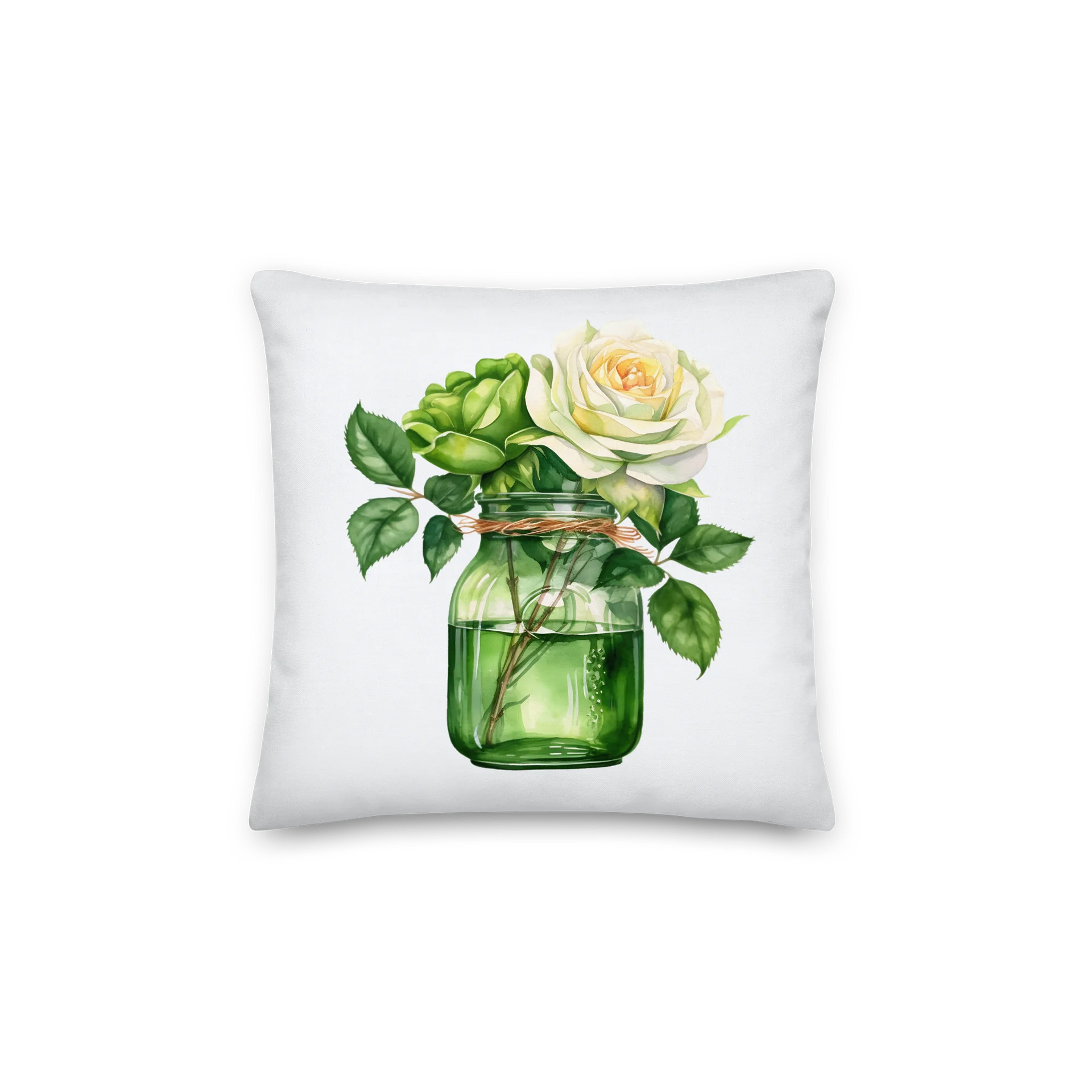 The Rose That Stayed Home — Two-Sided Summer Pillow product image (2)