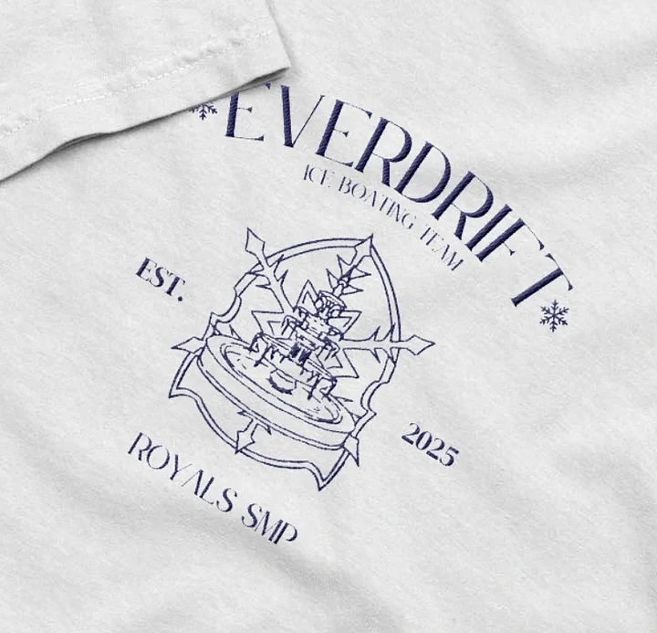 Everdrift Embroidered T-Shirt - Royals SMP product image (1)