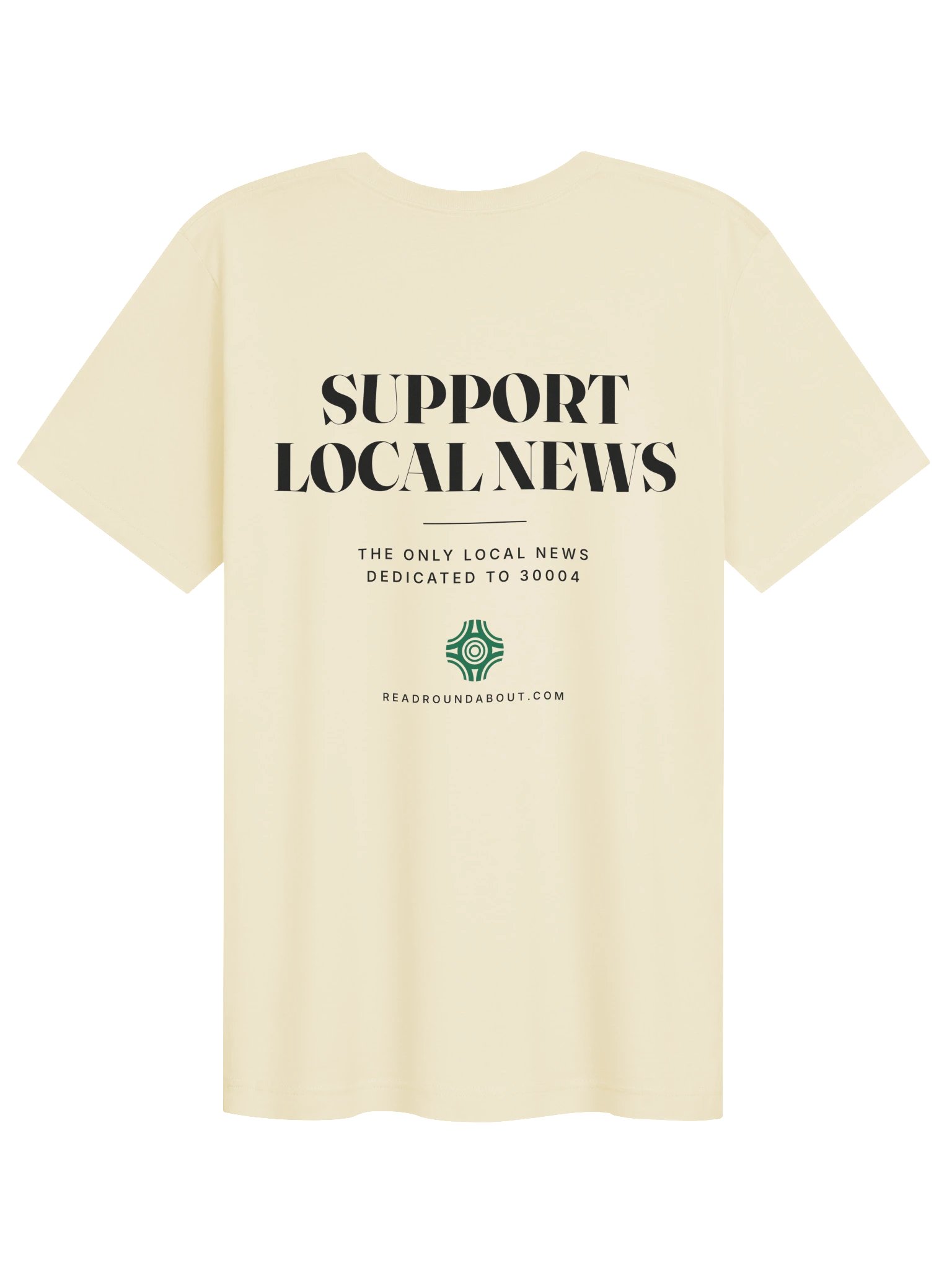Support Local News Tee (Cream) product image (2)