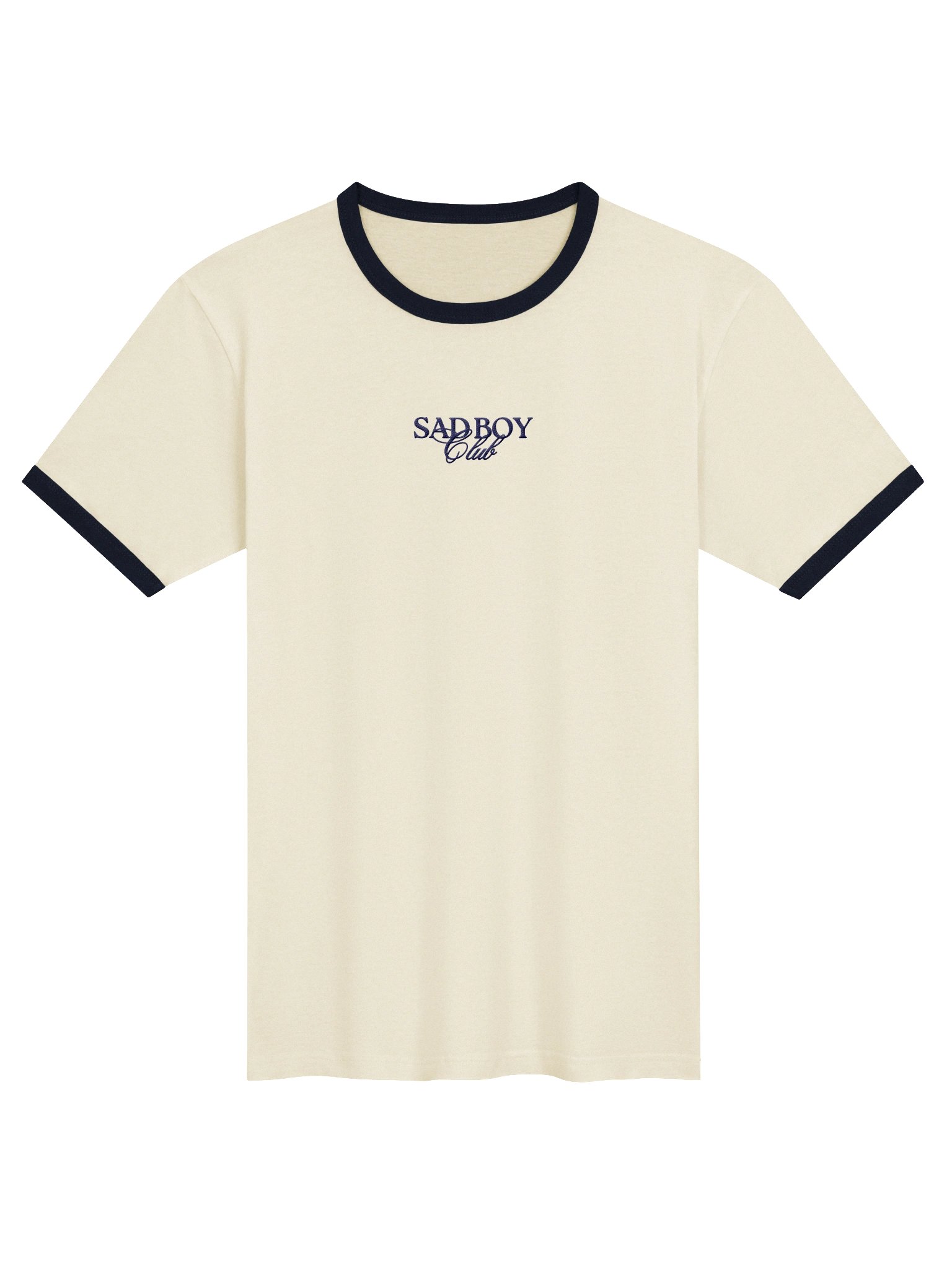 Sad Boy Club Embroidered Ringer Tee product image (1)