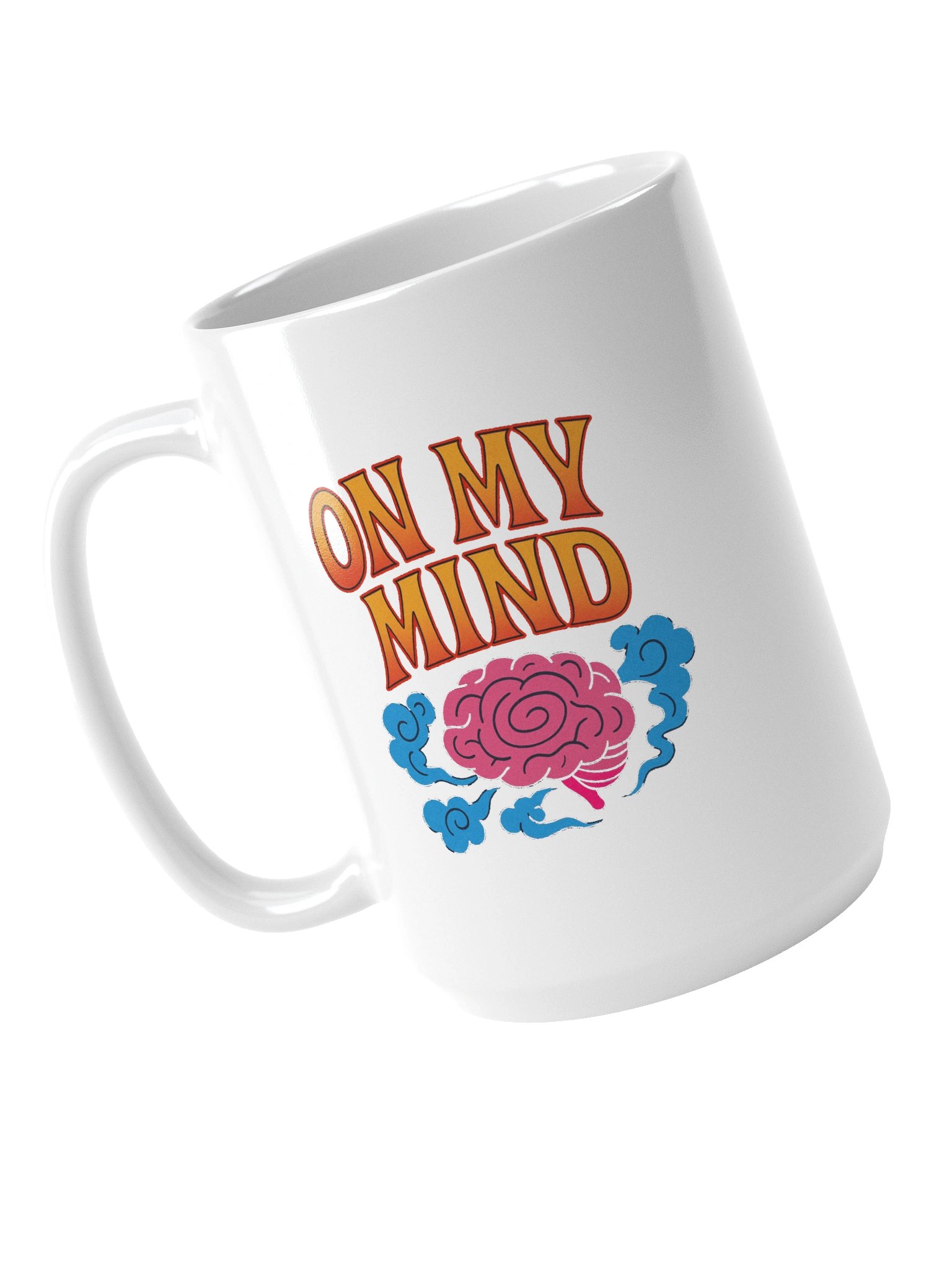 “On My Mind” Coffee Mug – Retro Streetwear Art Mug | HQ MAR Dream Edition product image (4)