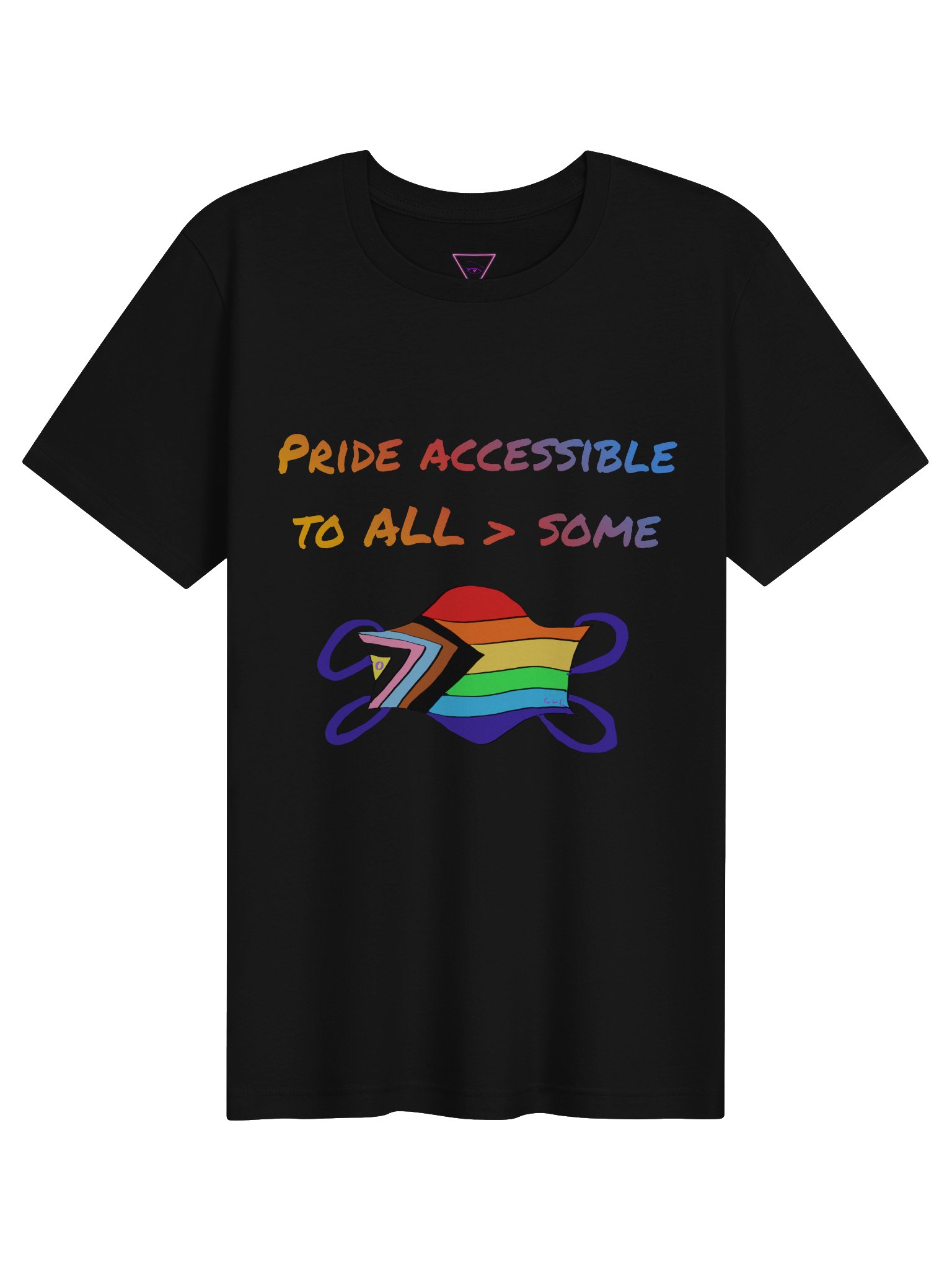 Pride Accessible to ALL>Some tee product image (1)
