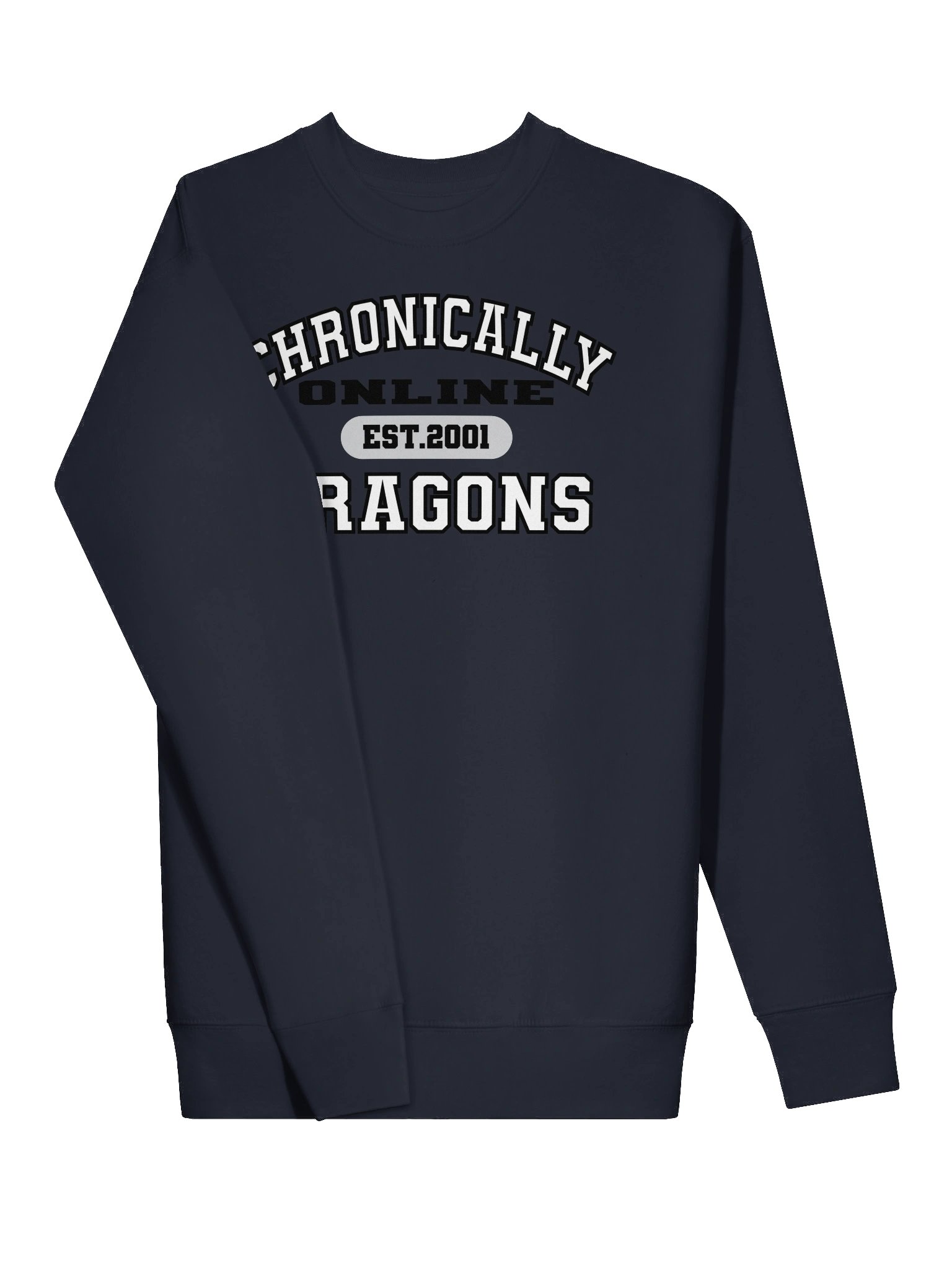 Chronically Online Collegiate Sports Sweatshirt product image (3)