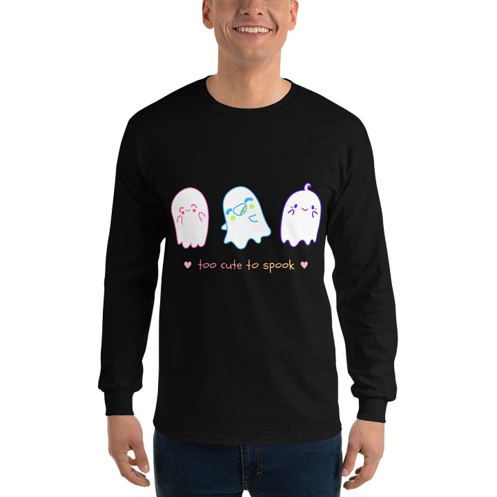 Whimsical Ghost Trio Long Sleeve Tee product image (1)