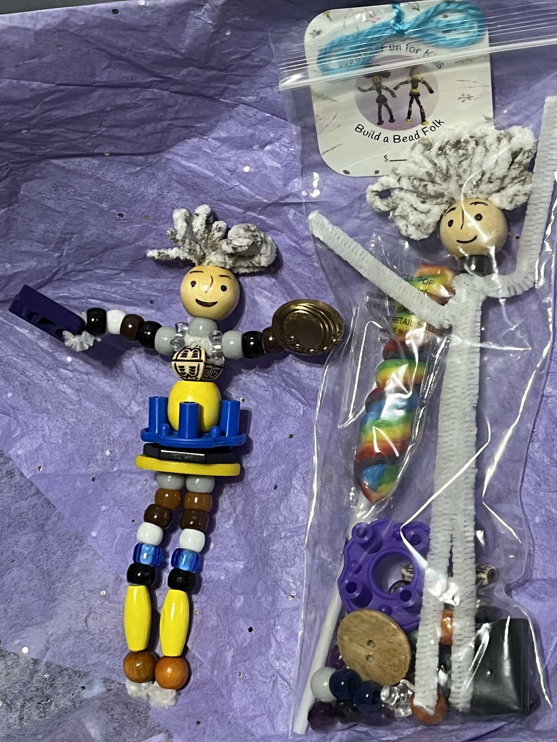 Deluxe Boy~ Build A Bead Folk Kit product image (2)