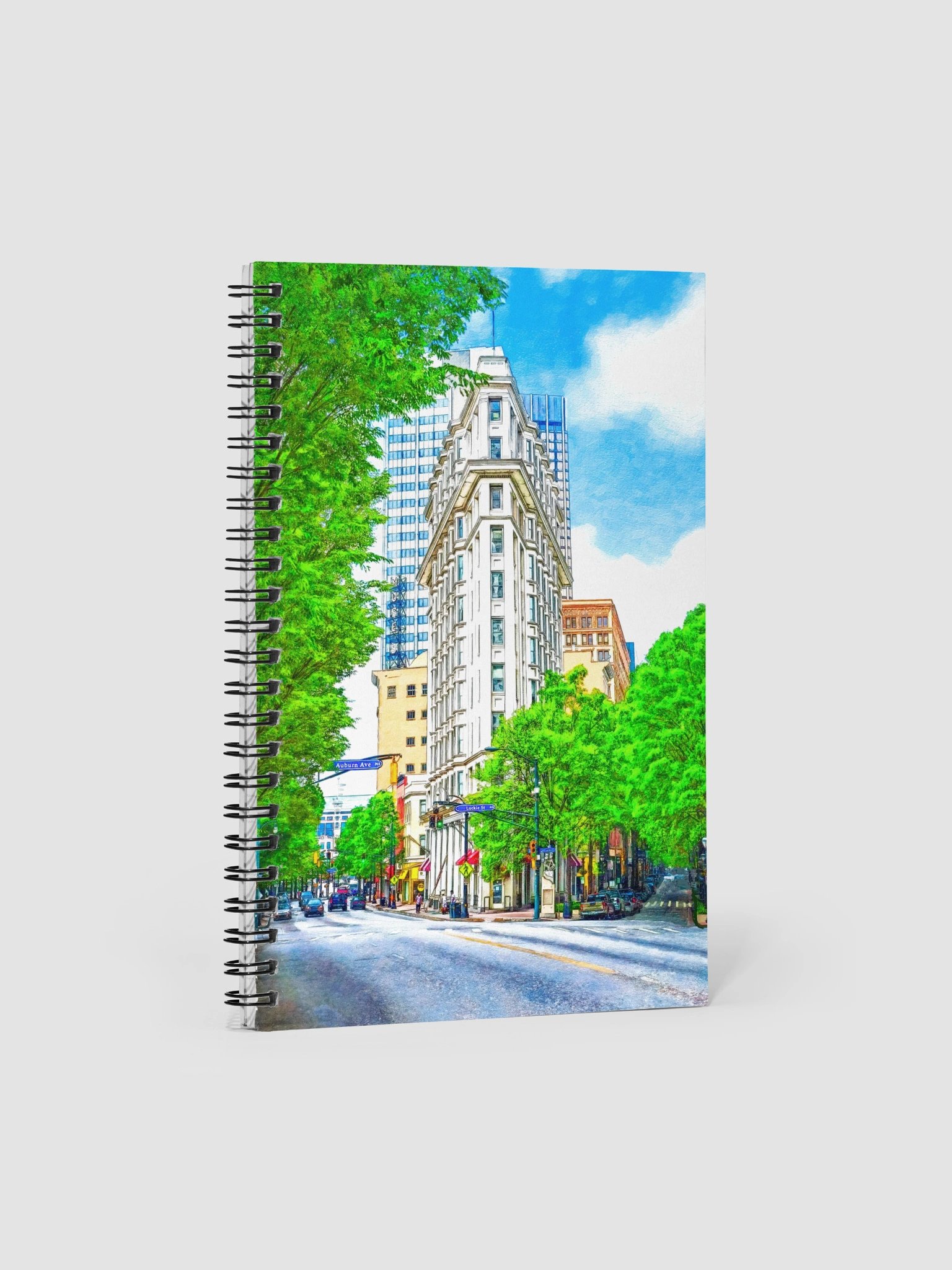 Historic Atlanta Flatiron Building Studio Spiral Notebook product image (1)