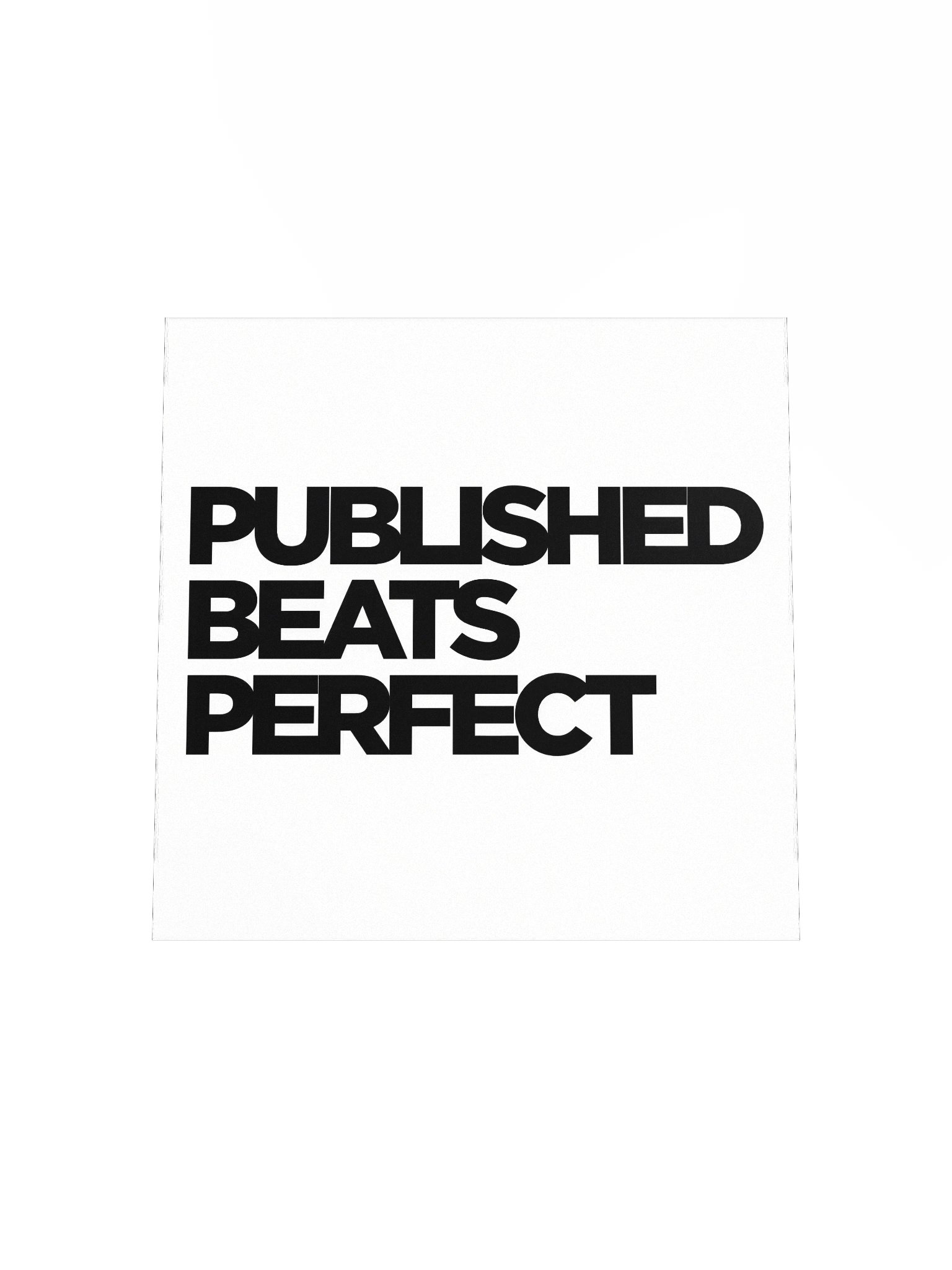 "Published Beats Perfect" Poster Print — Kan Do Creators Collection product image (7)