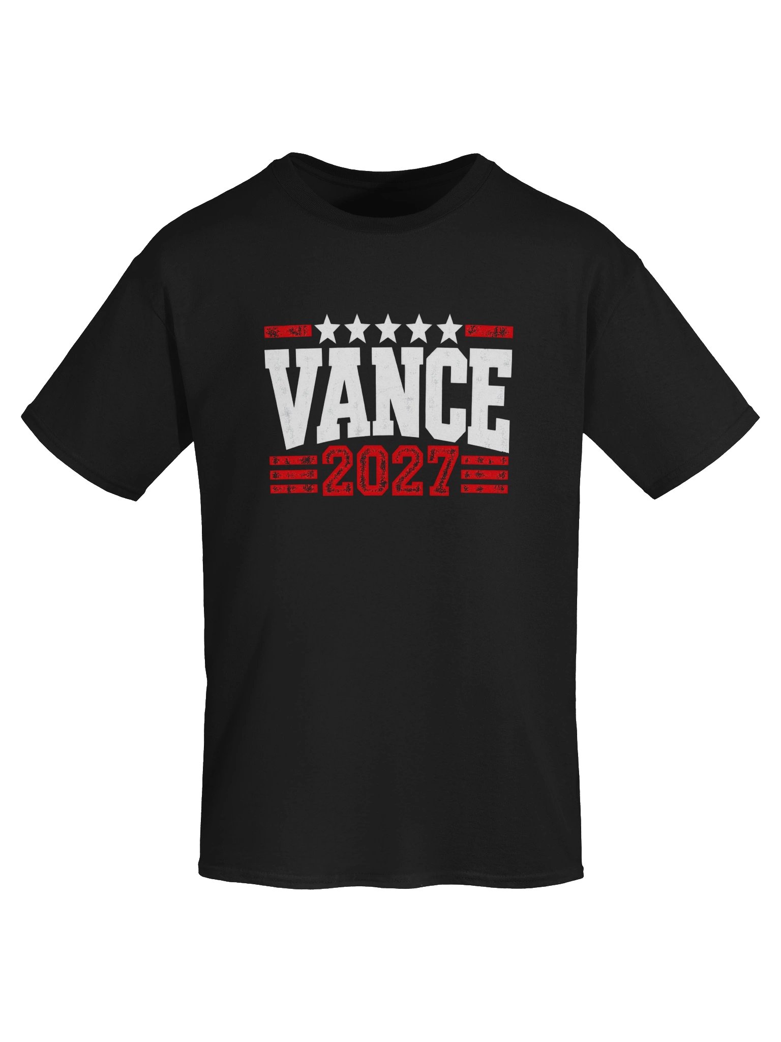 VANCE 2027 — Black T-Shirt product image (5)