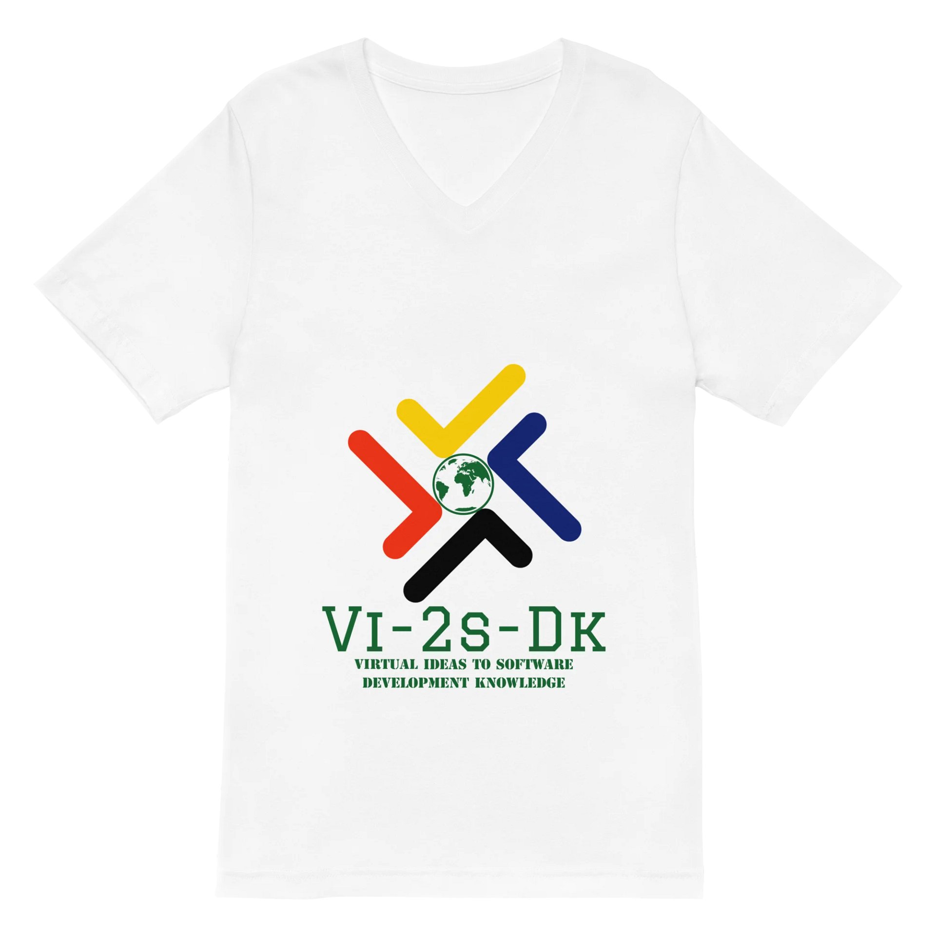 Eco-Friendly Logo V-Neck Tee product image (8)