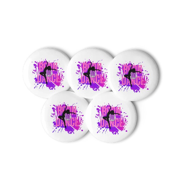Born to Dance Her Silhouette Vibes Pin Set product image (1)