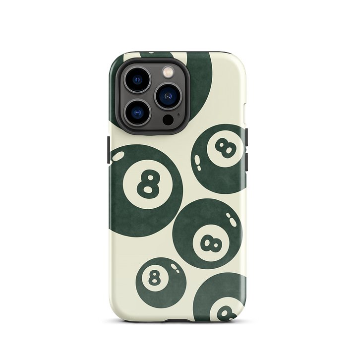 The 8 Ball ClubHouse iPhone Case – Old Money Green product image (1)