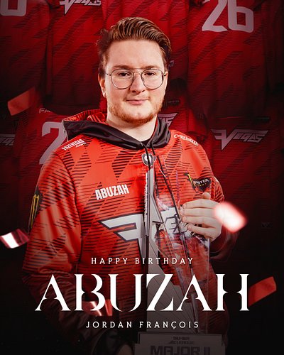 Happy 2️⃣6️⃣th birthday to the Belgian Monster ❤️🎂 

#FaZeUp