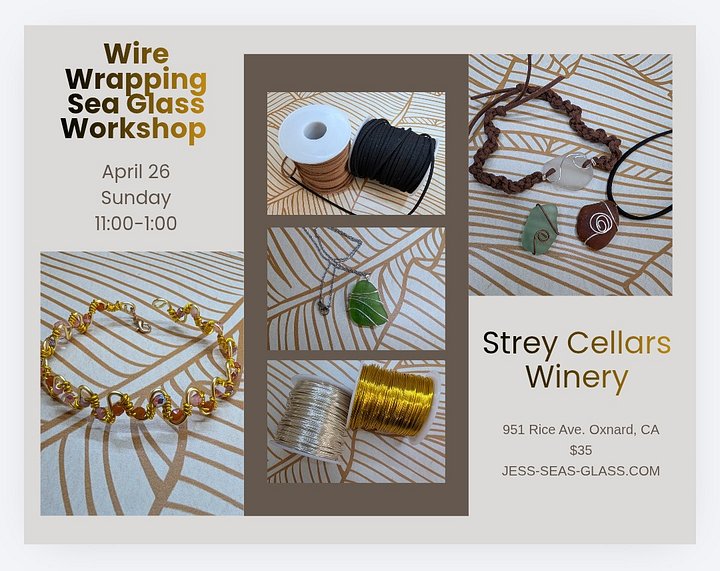 Wire Wrapping Sea Glass Workshop product image (1)