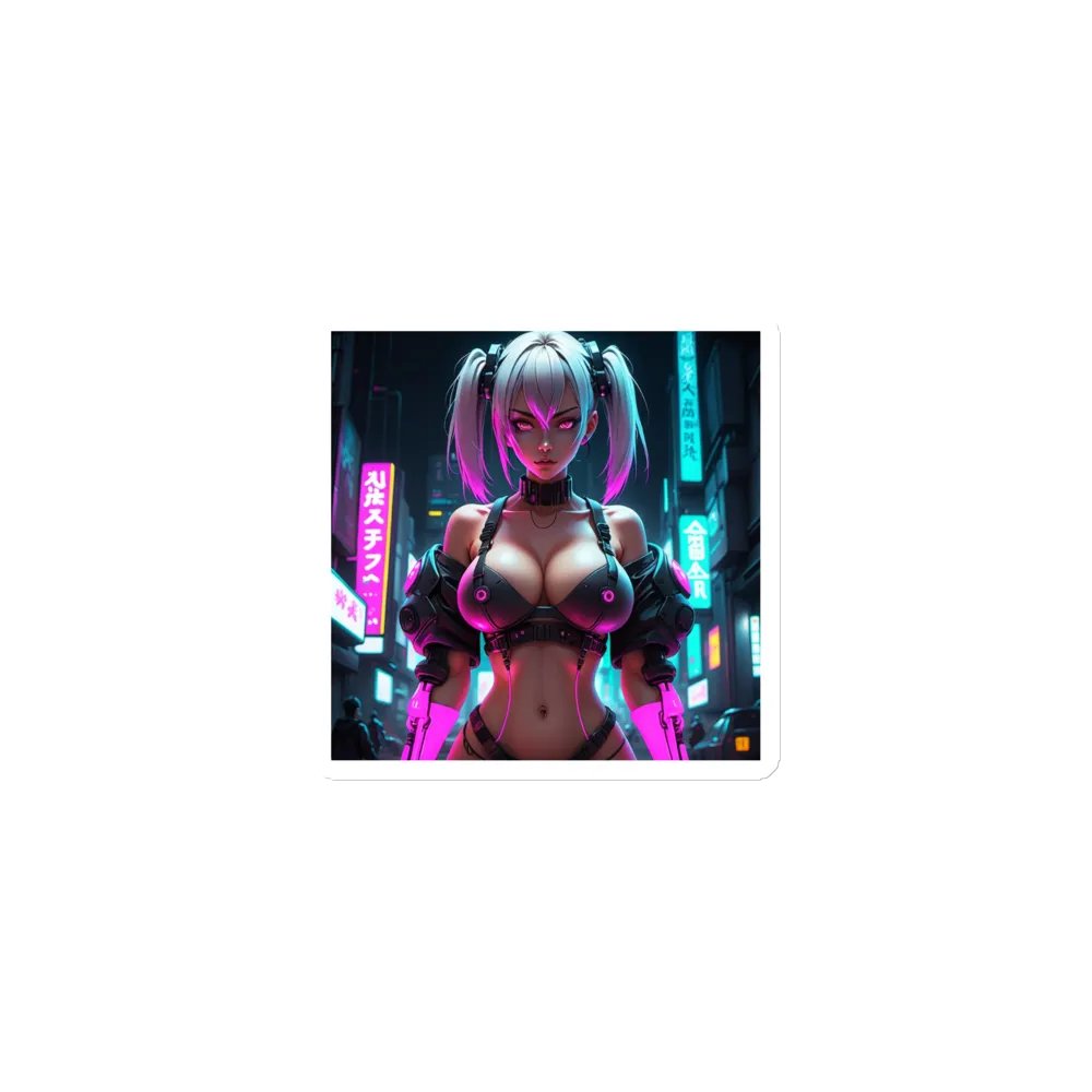 Cyberpunk Femme Fatale Magnets product image (1)