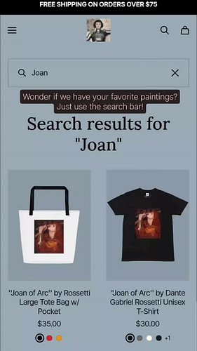 We love Joan of Arc ⚔😶 Wondering if we got your favorite paintings at our shop? Just search the name and you'll find every pr...