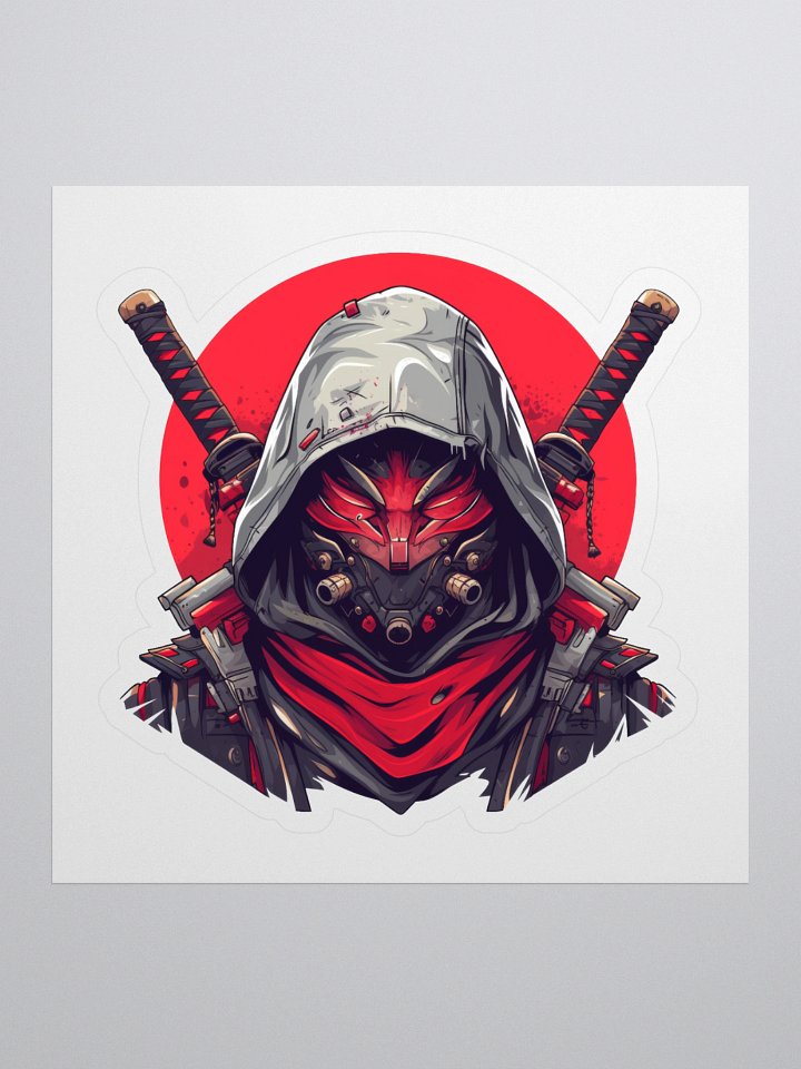 Samurai Ninja Vinyl Sticker product image (1)