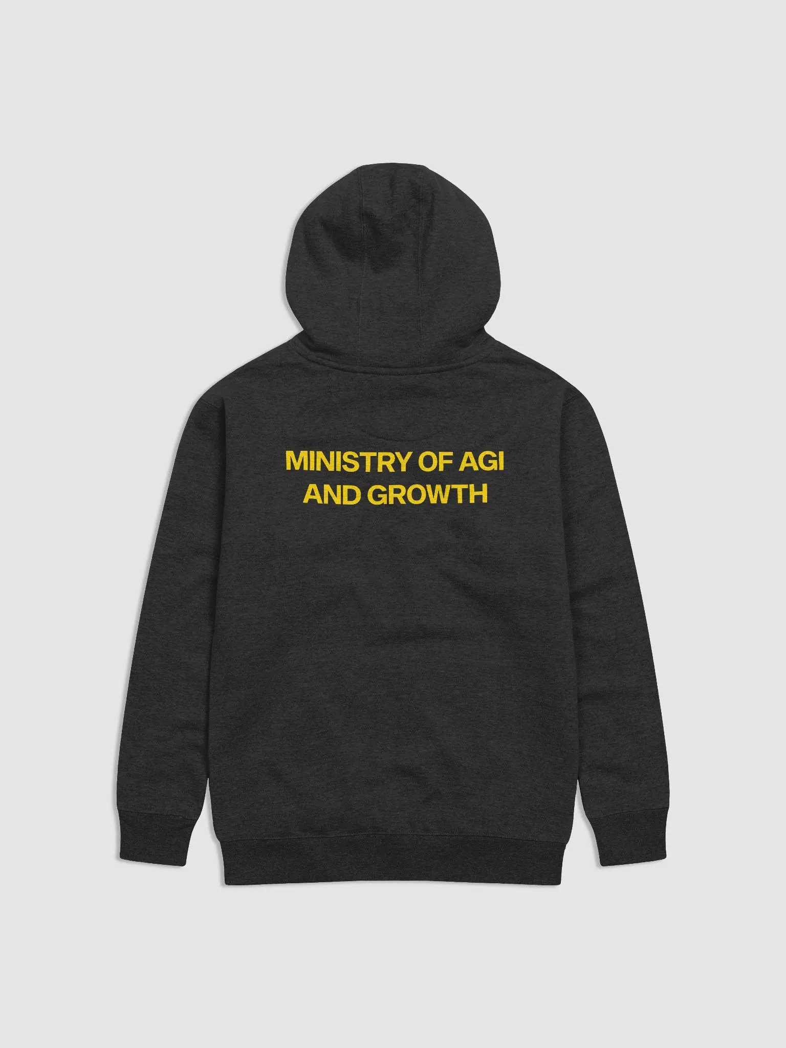 ministry of agi and growth hoodie - 65% soft cotton product image (2)