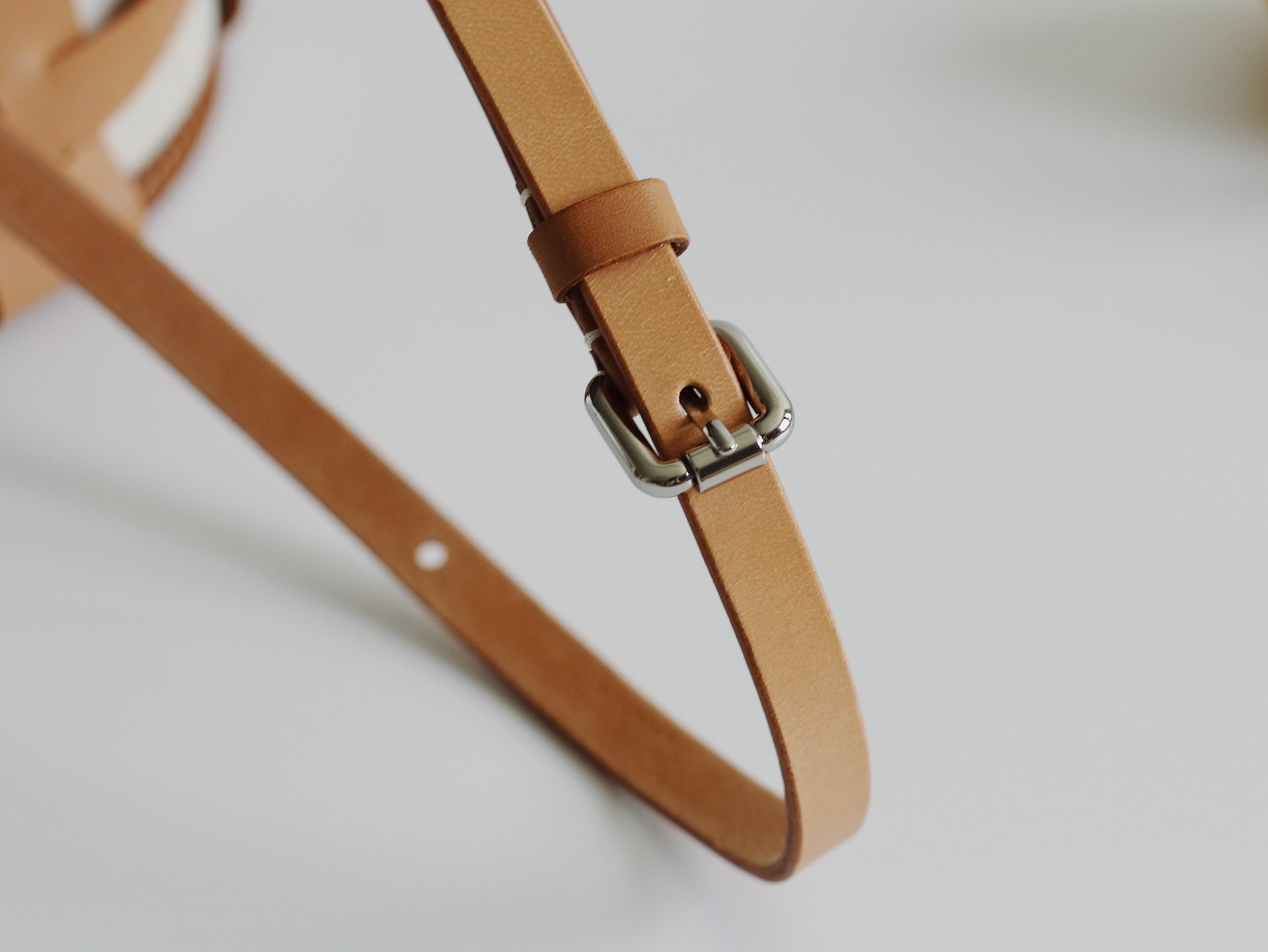 Vegetable Tanned Leather Caged Bucket Bag product image (8)