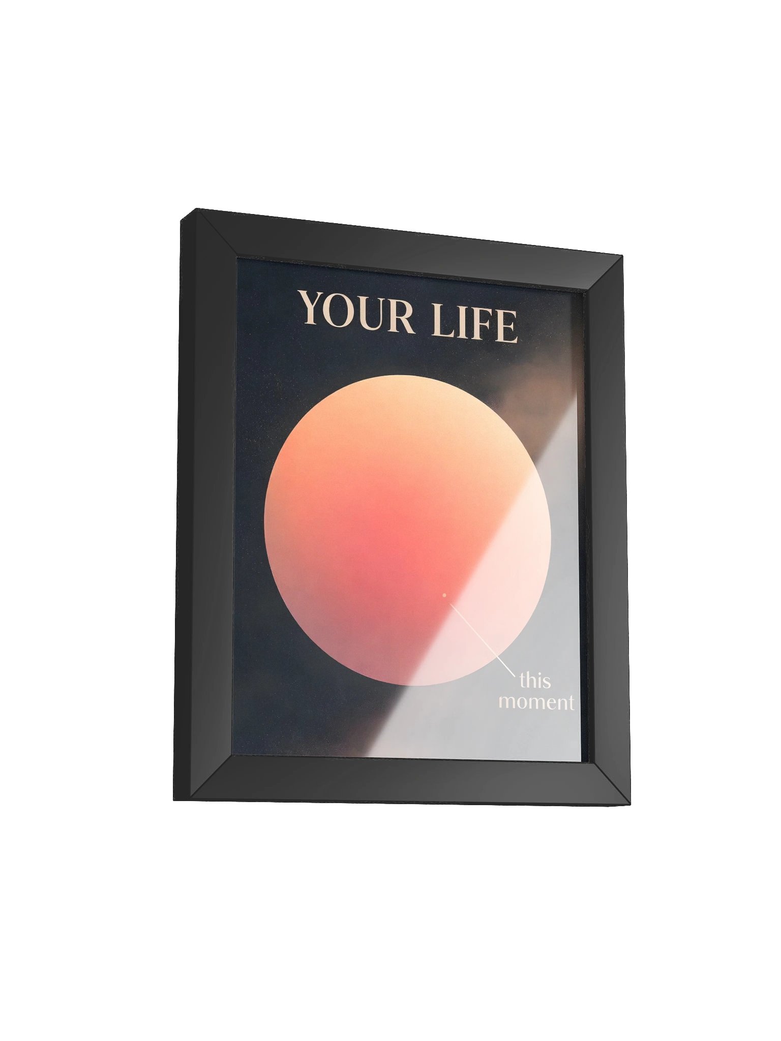 Your Life, This Moment – Minimalist Motivational Wall Art for Mindfulness & Focus product image (22)