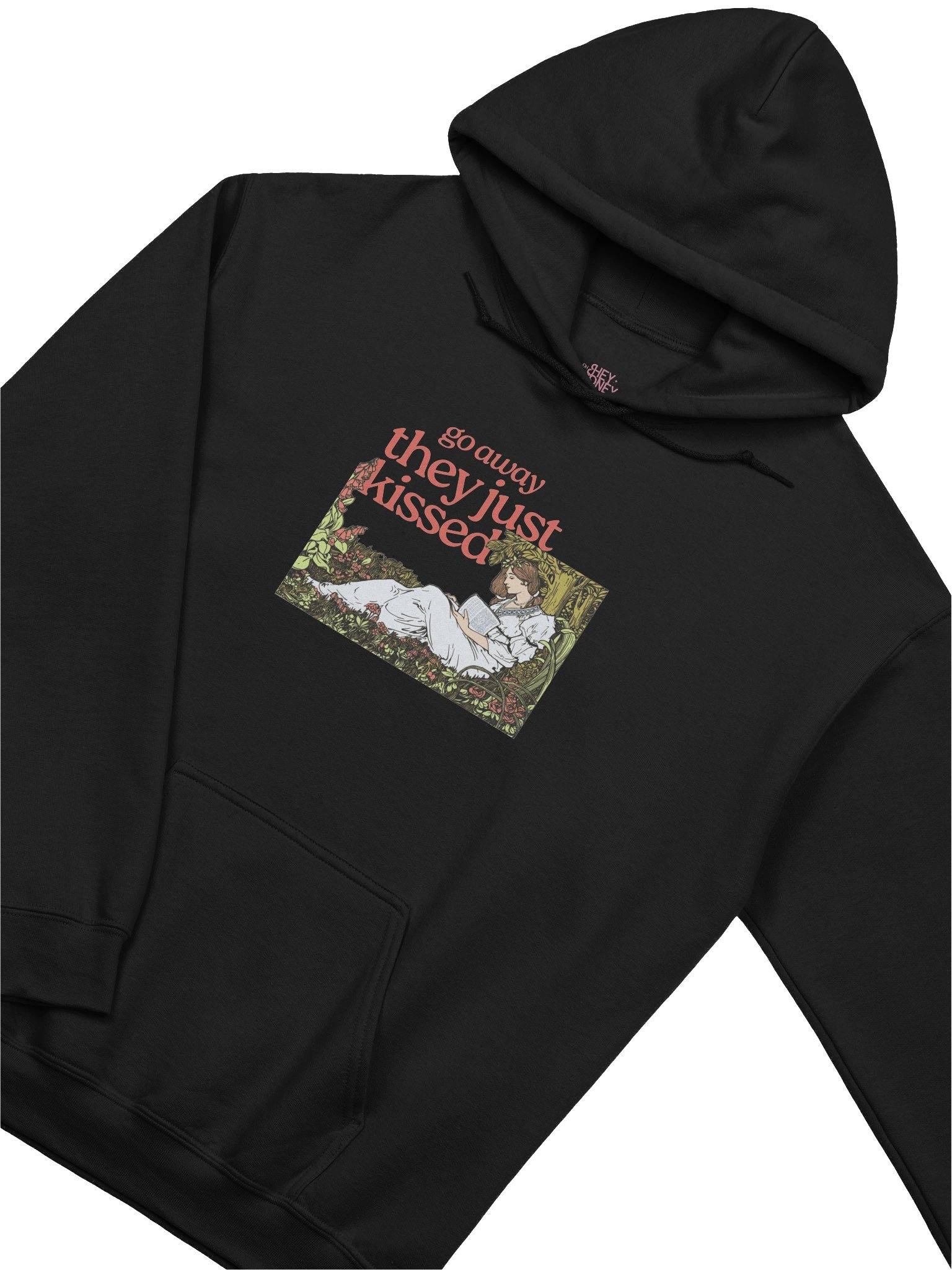 go away, they just kissed maiden hoodie product image (3)