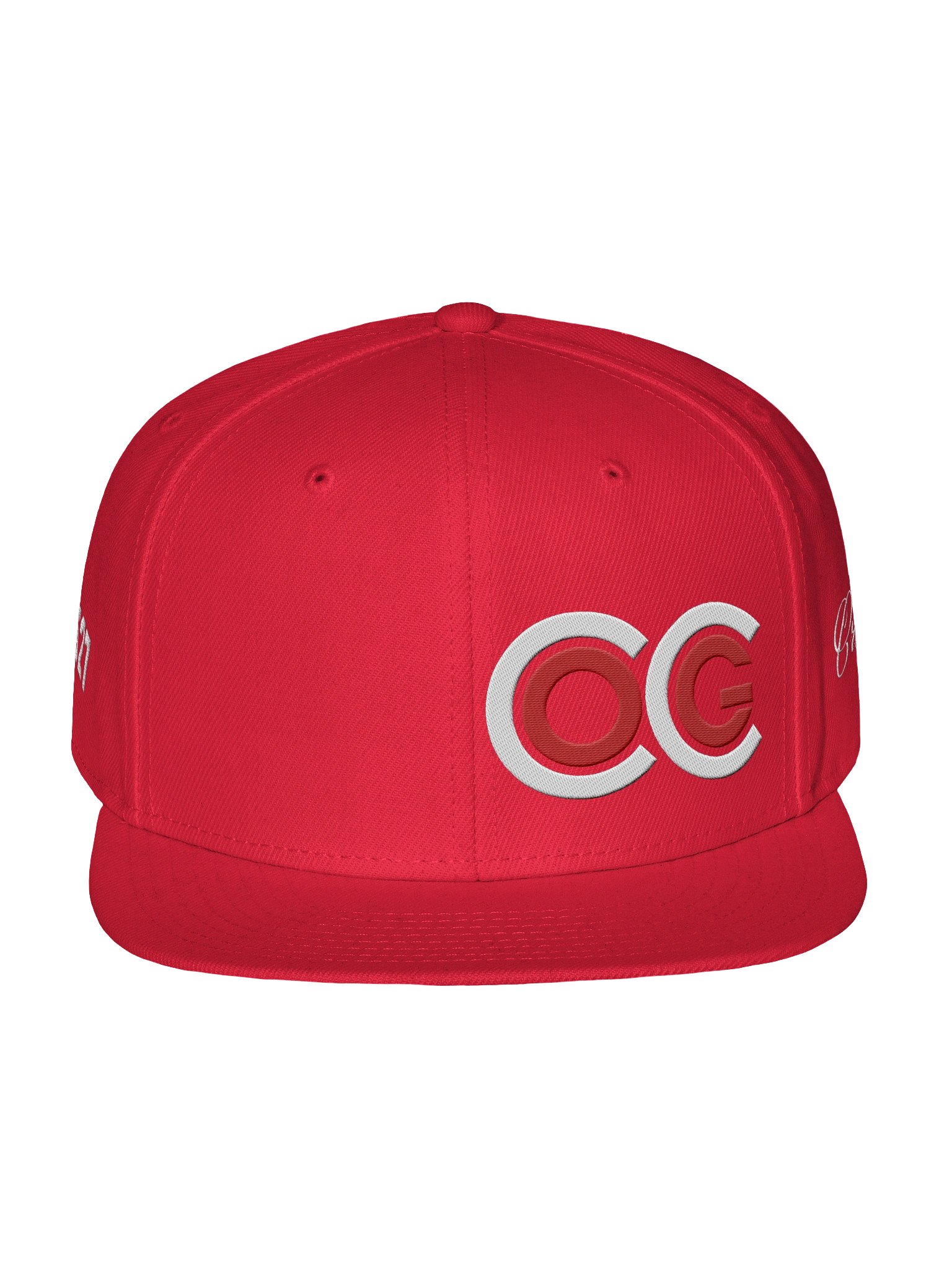 Cocoa Crusty CCOG Flatbill - White/Red on Red product image (1)