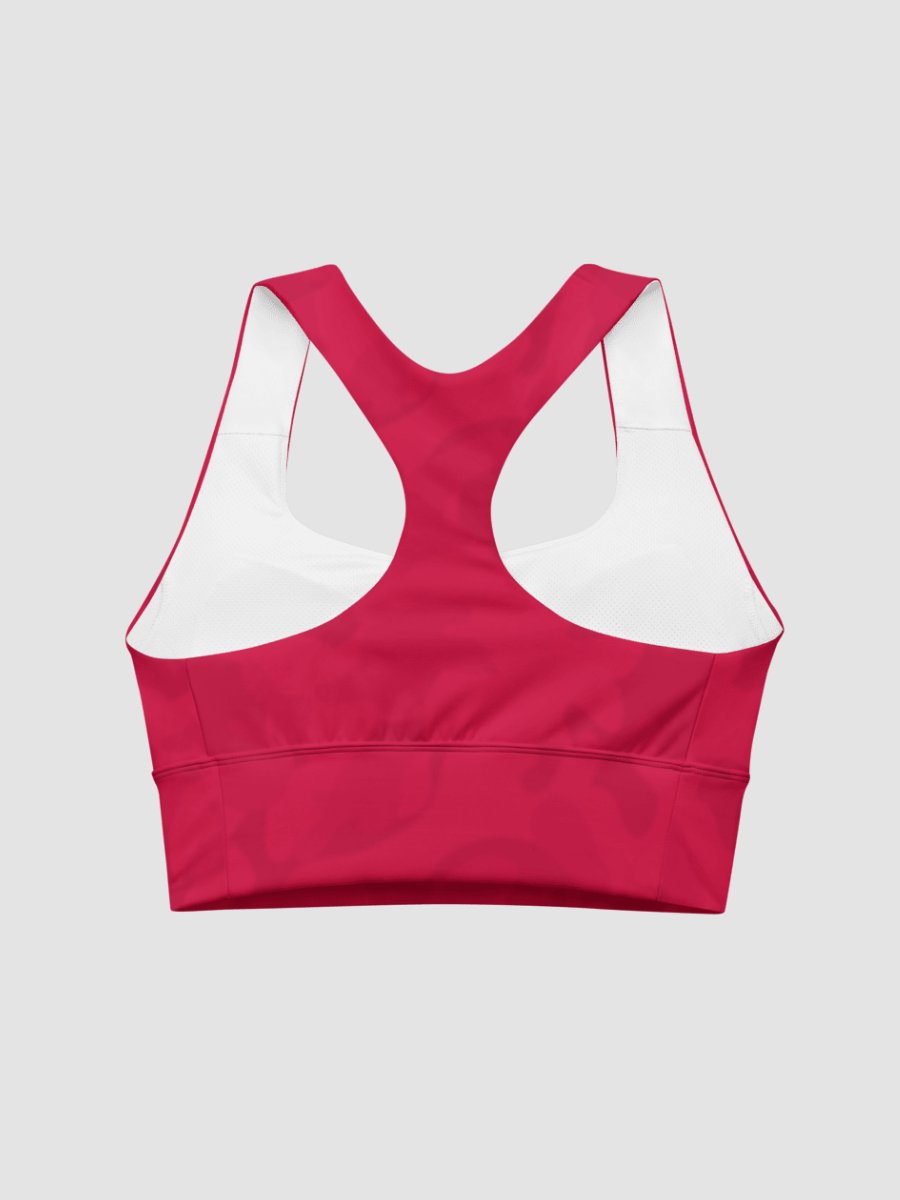 Longline Sports Bra - Crimson Camo product image (5)