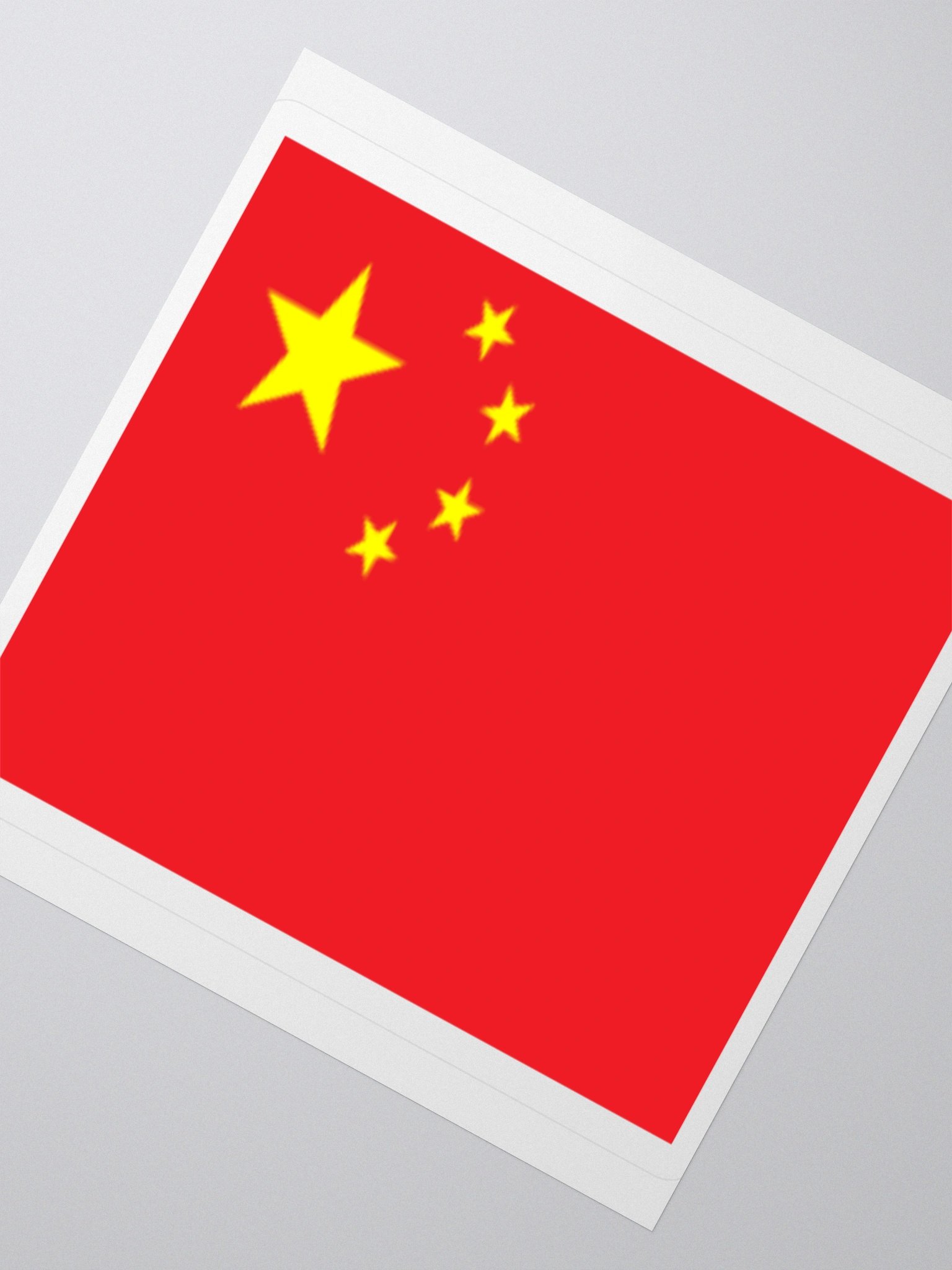 China Flag Sticker | Five Stars Design | Durable Vinyl | 3 Sizes product image (6)