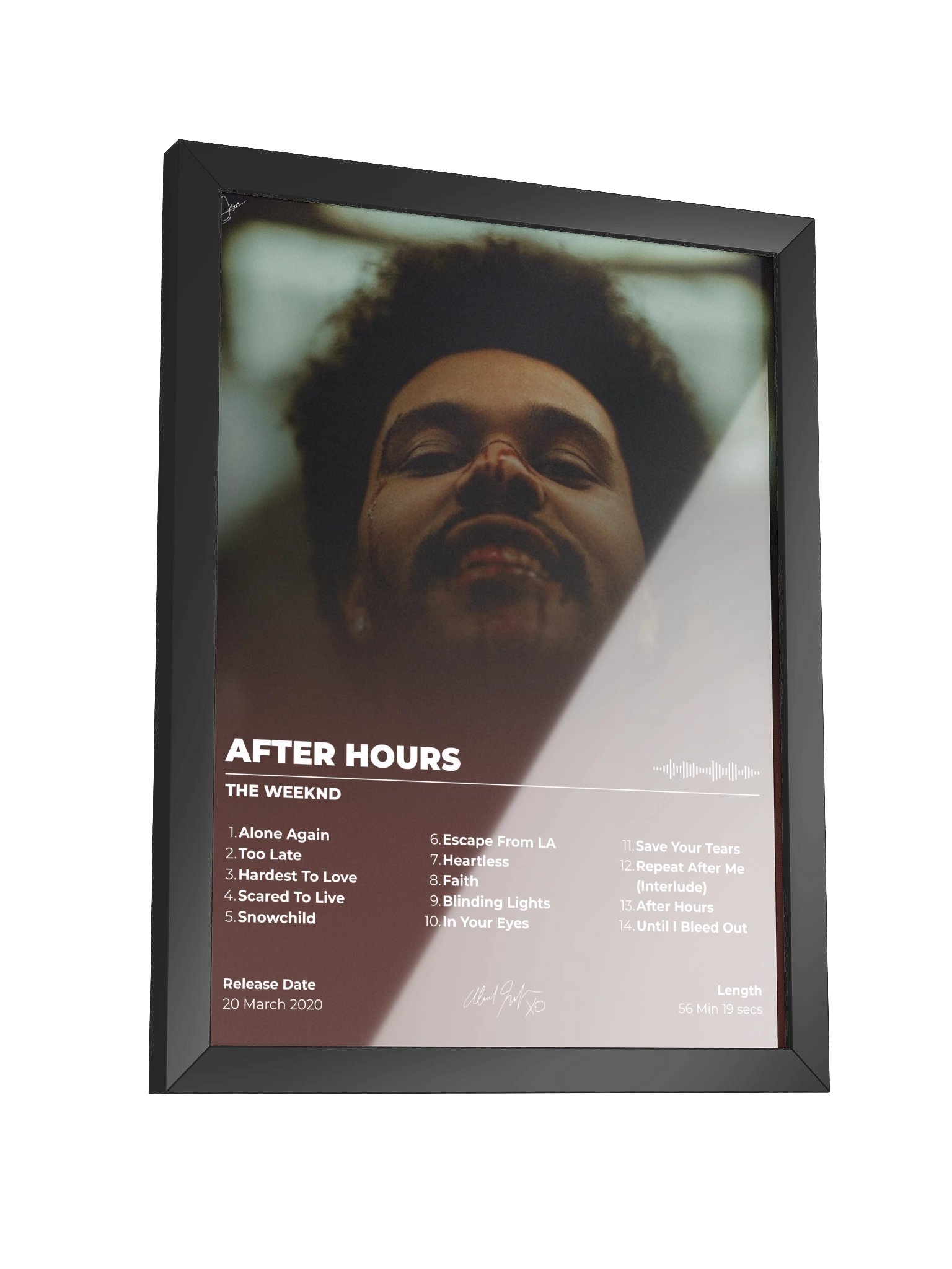 The Weeknd After Hours Framed Poster product image (6)