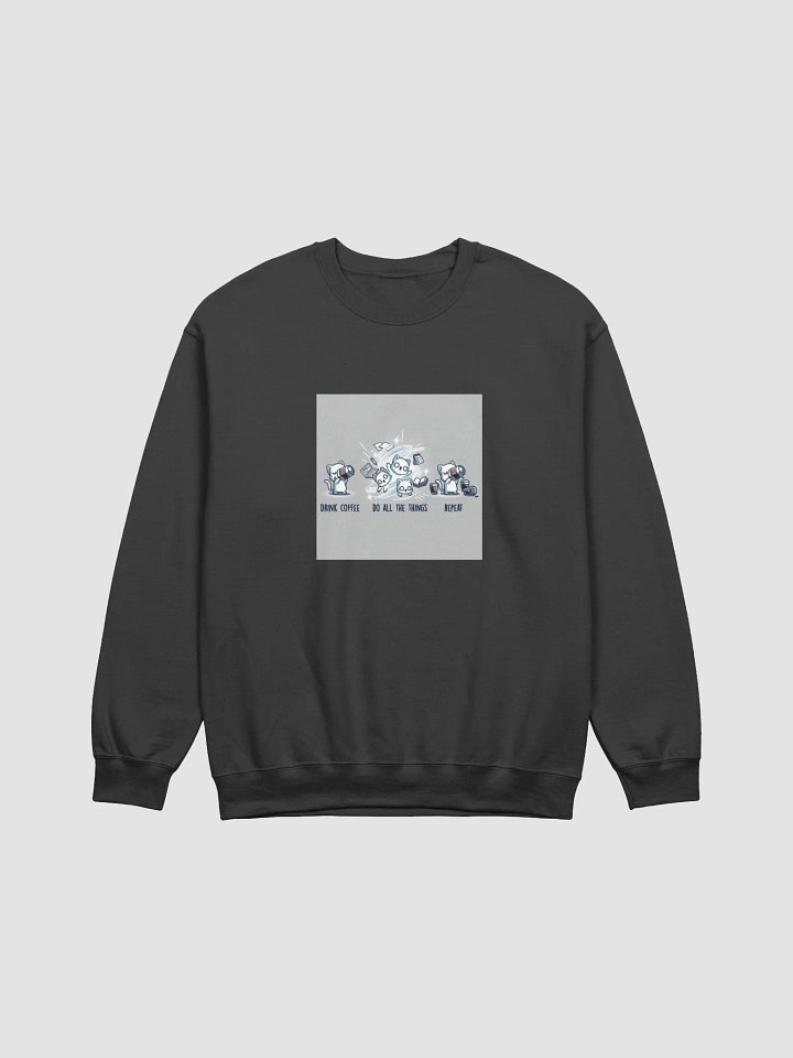 Coffee Cat Chaos Crewneck product image (4)