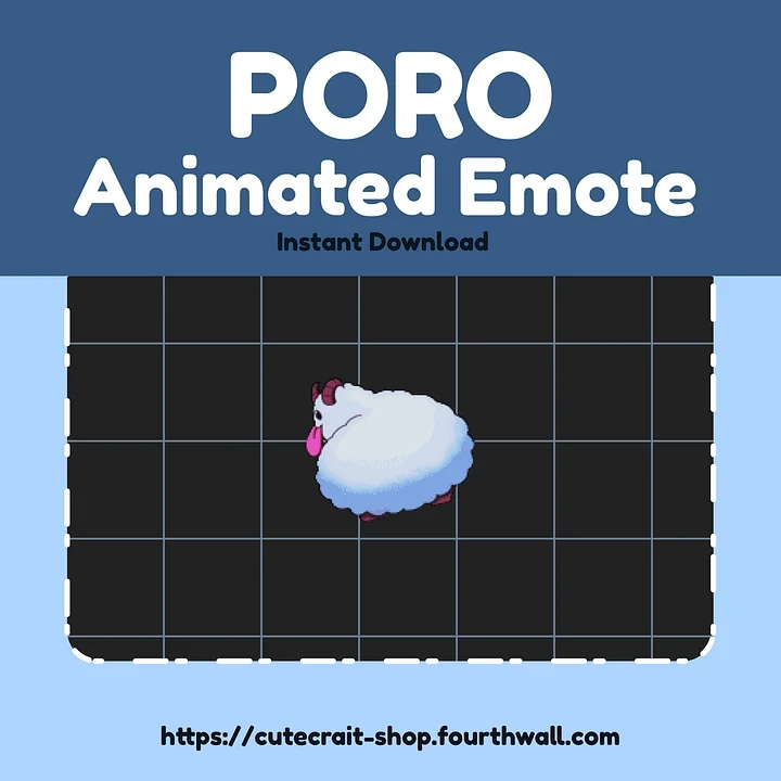 Twerking SUSSY League of Legends Poro Twitch Emote for Streamers product image (1)
