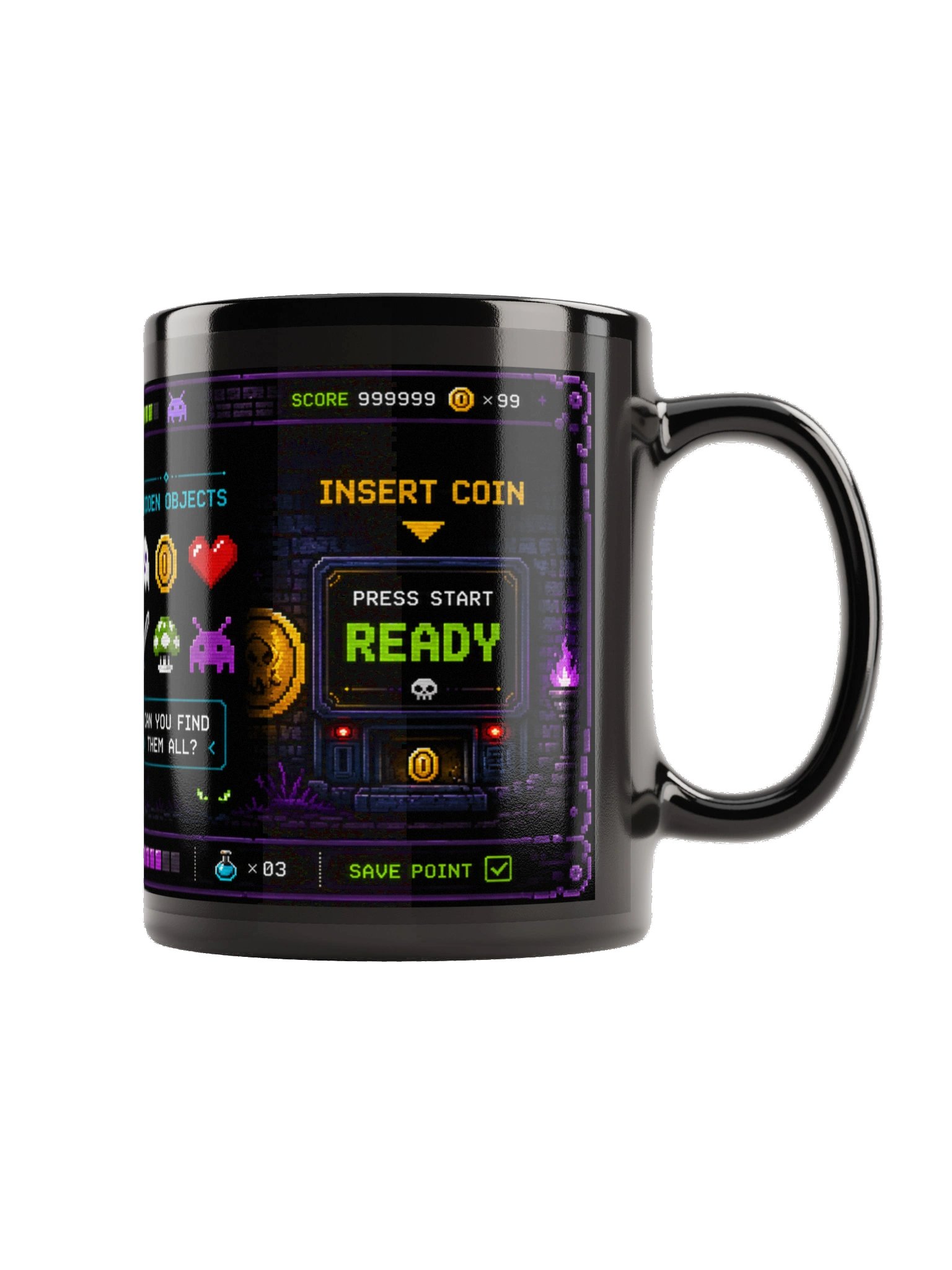 INSERT COIN – Pixel Mode Mug product image (5)
