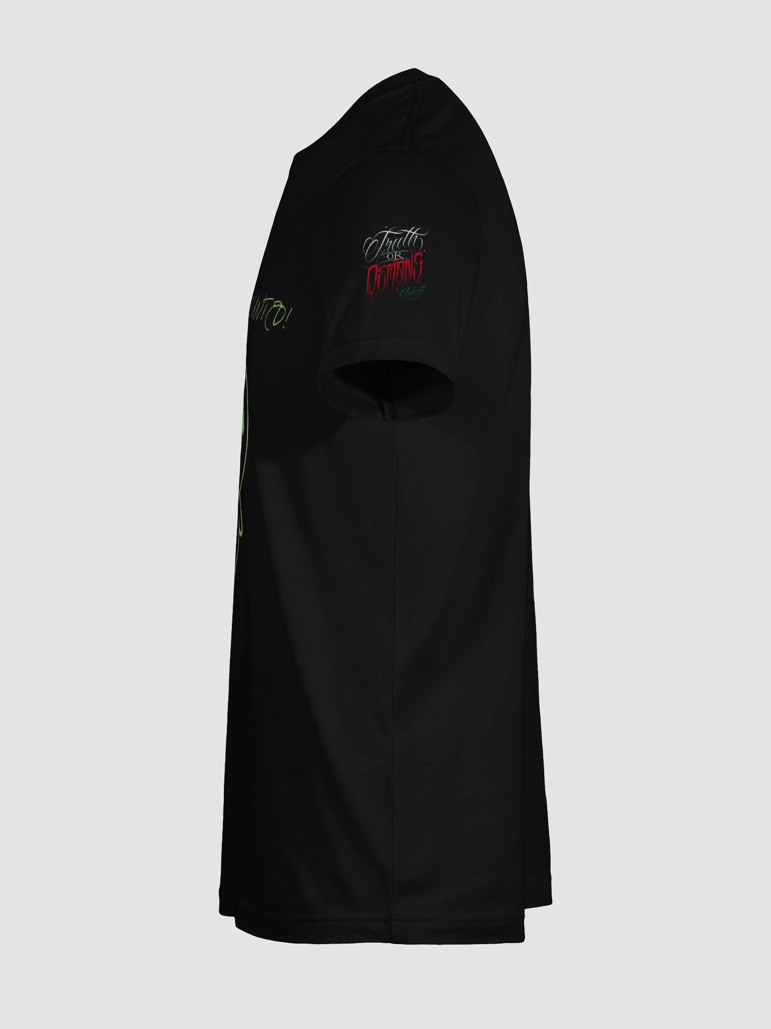 "This Shirt Is Haunted" with Ghostie Black with Green product image (11)