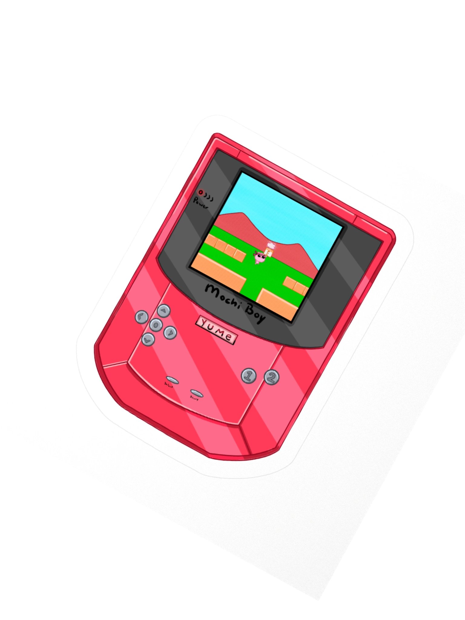 Mochi Boy Red! Sticker product image (5)