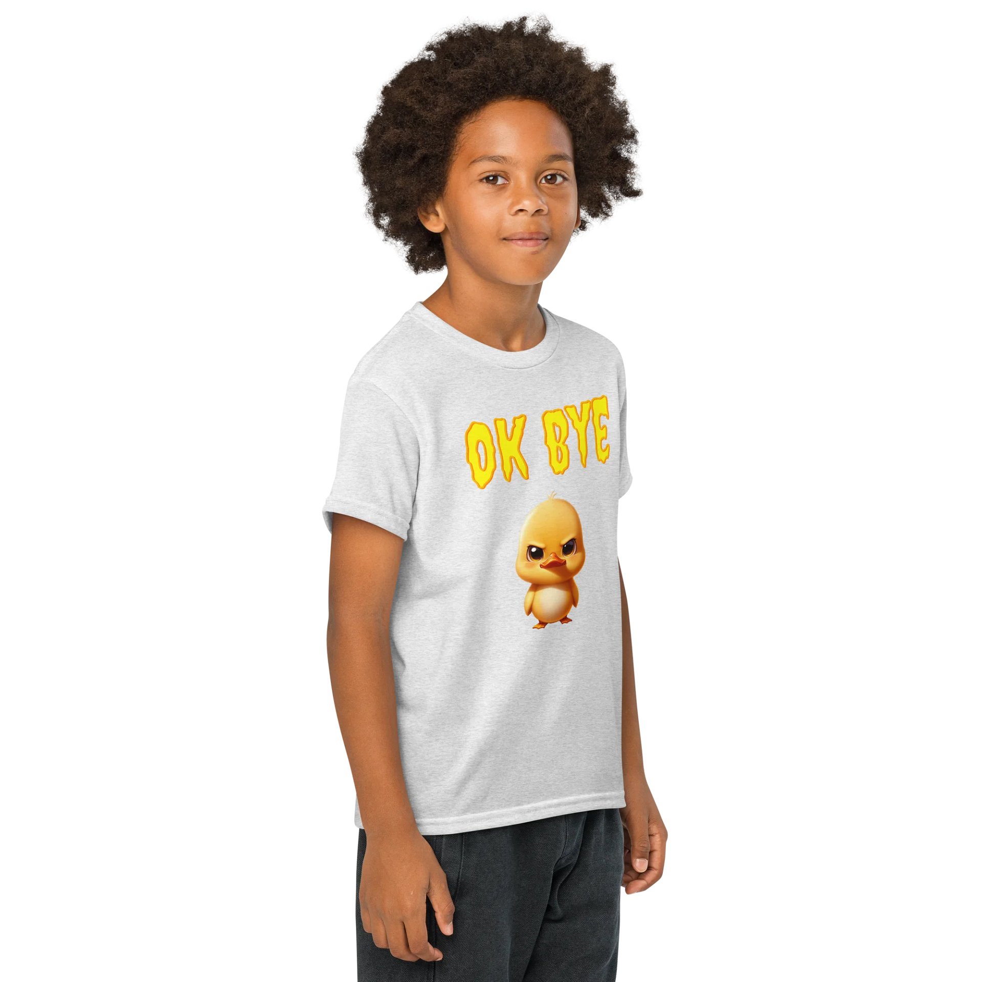 Quirky Duck 'OK BYE' Youth Sports Tee product image (69)