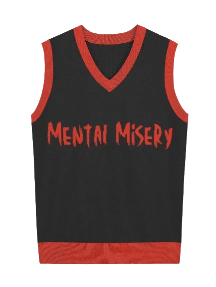Mental Misery Sweater Vest product image (1)