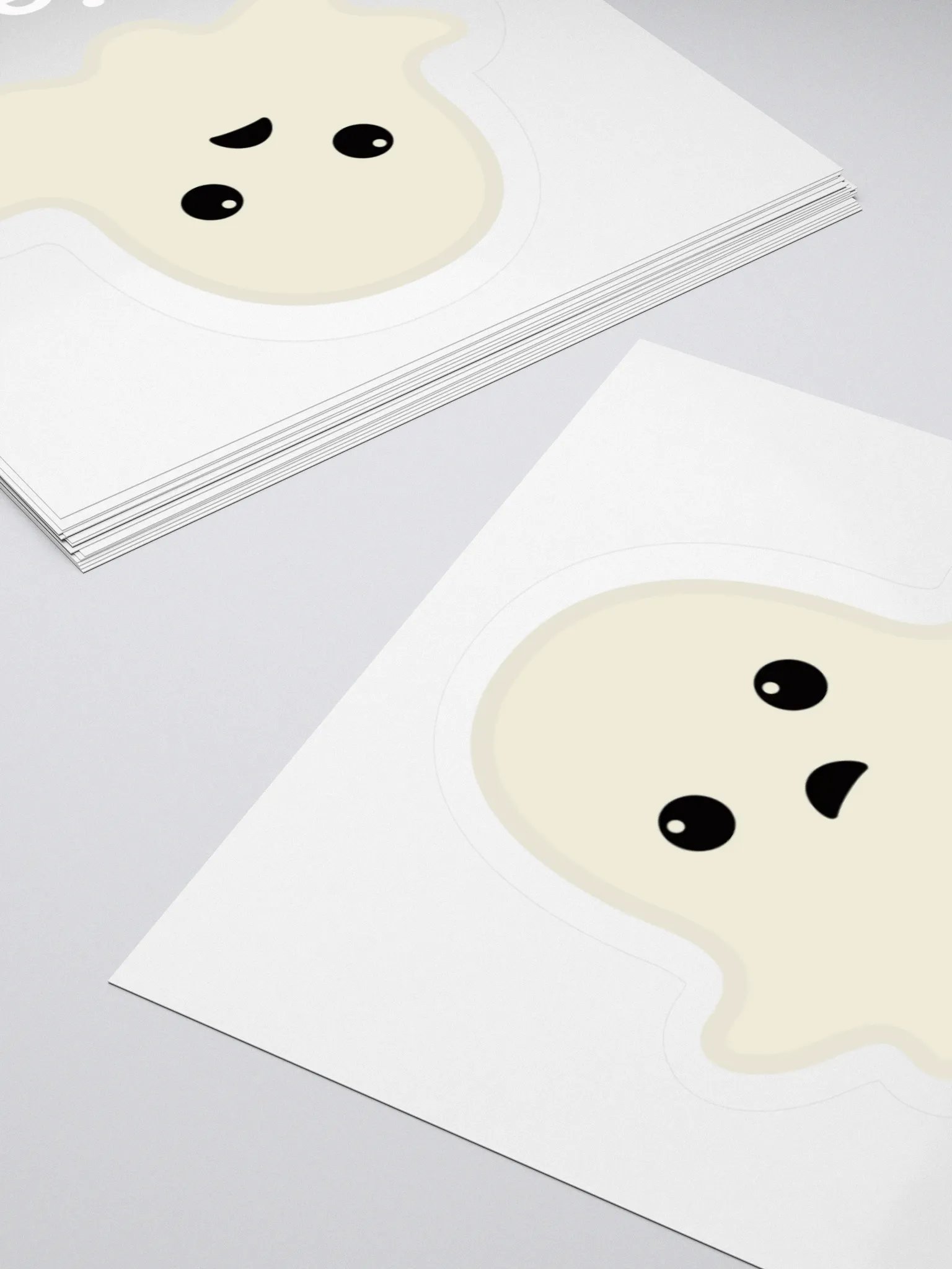 Sad Ghost Sticker - For Dark Background product image (7)