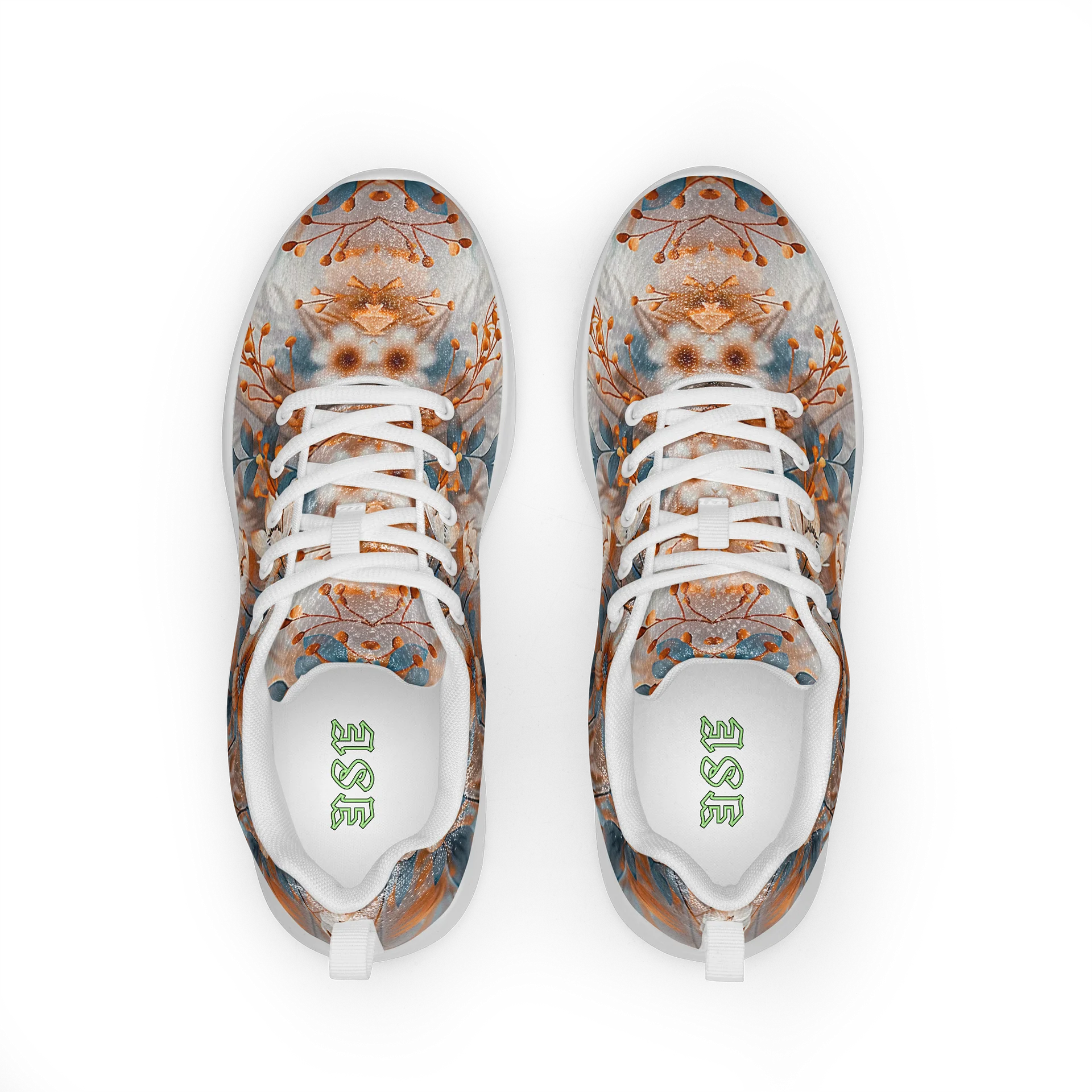 Floral Symphony: Symmetrische Damen-Sneaker Athletic Shoes product image (3)
